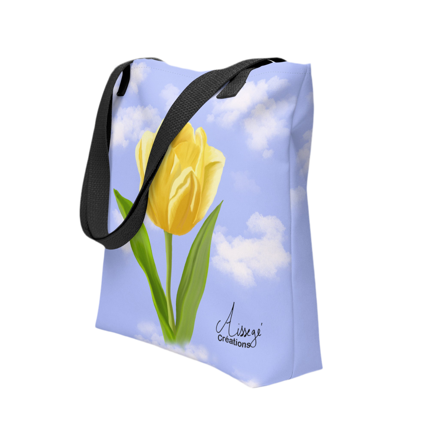 Tote bag "Tulipe dans les nuages"