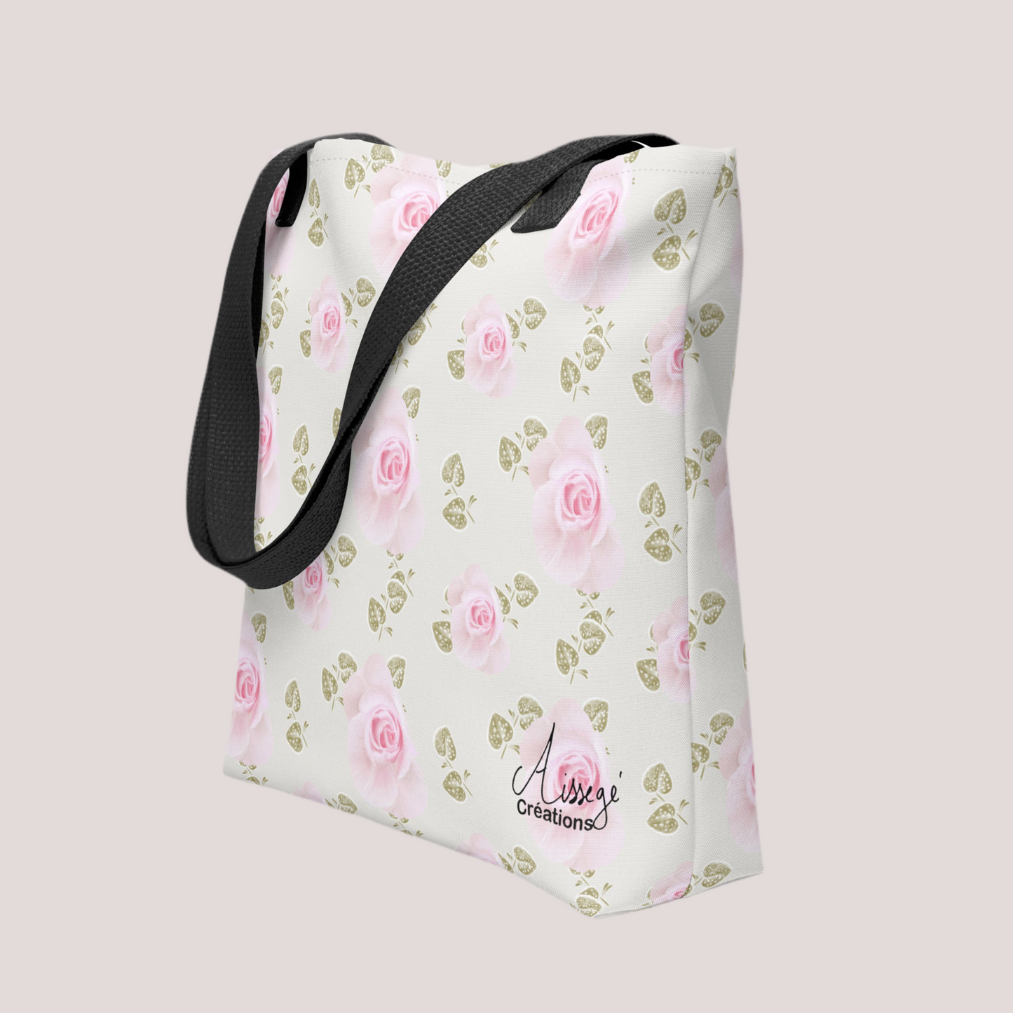 Tote bag "Roses Douceur"