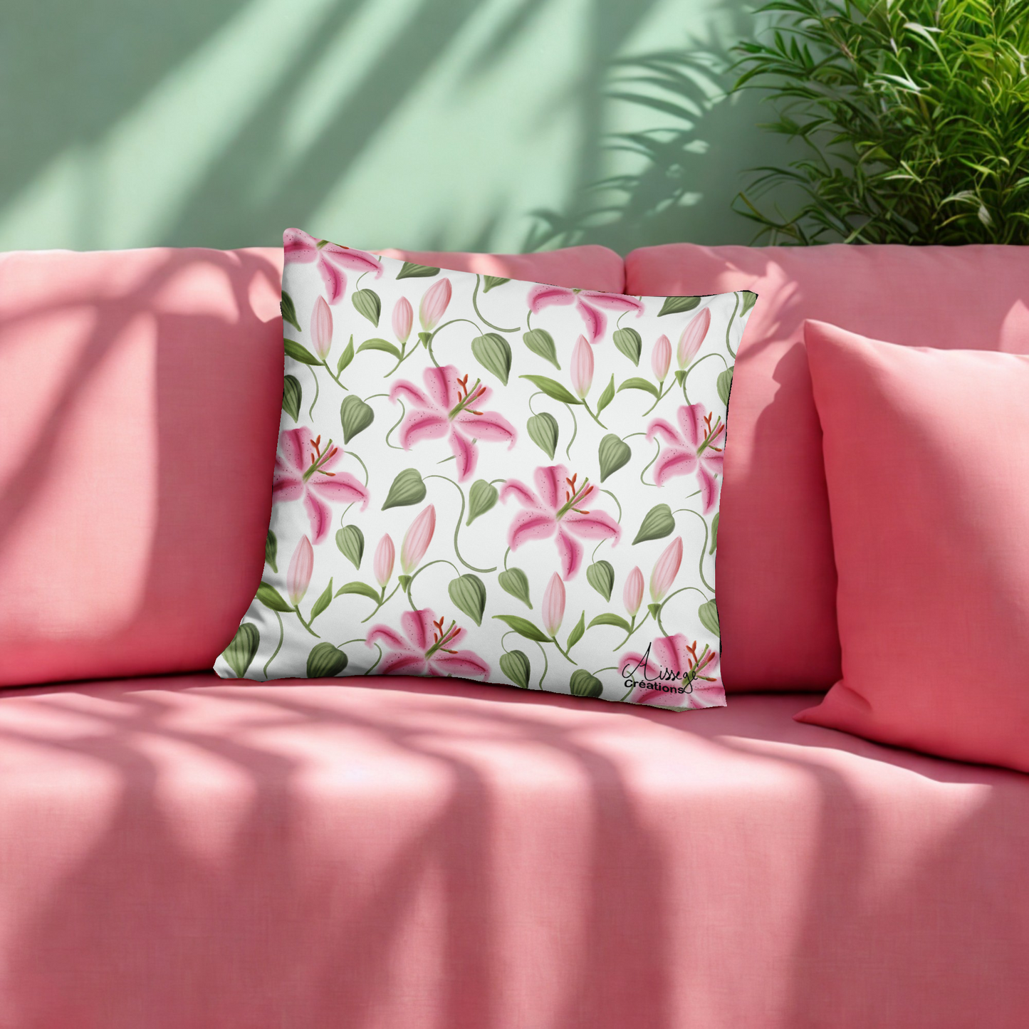 "Les Lys" Cushion Cover