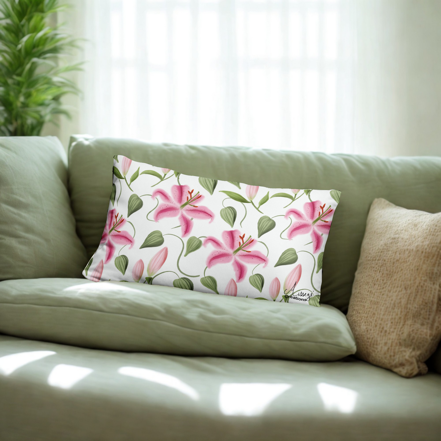"Les Lys" Cushion Cover