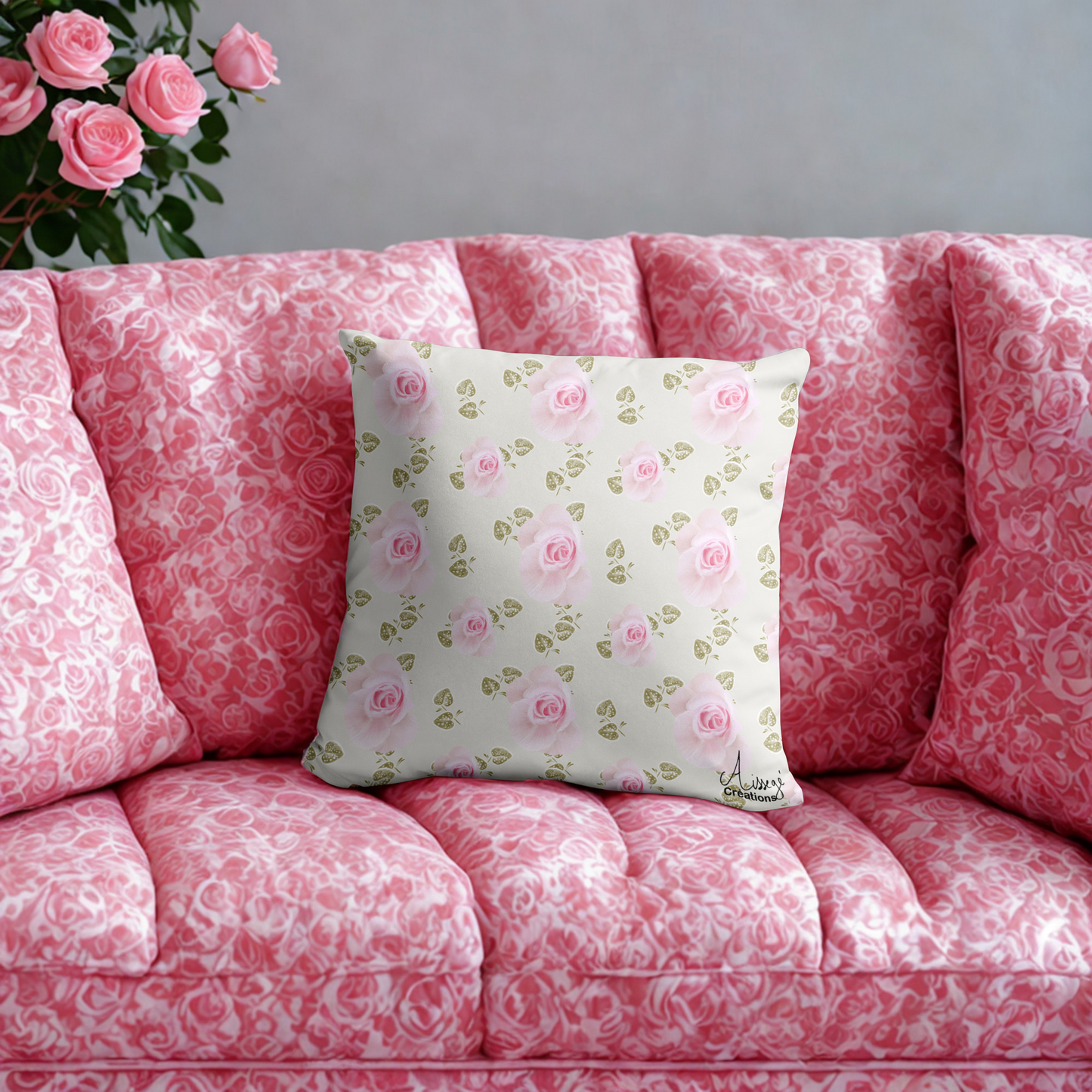 Kissenbezug "Soft Roses"