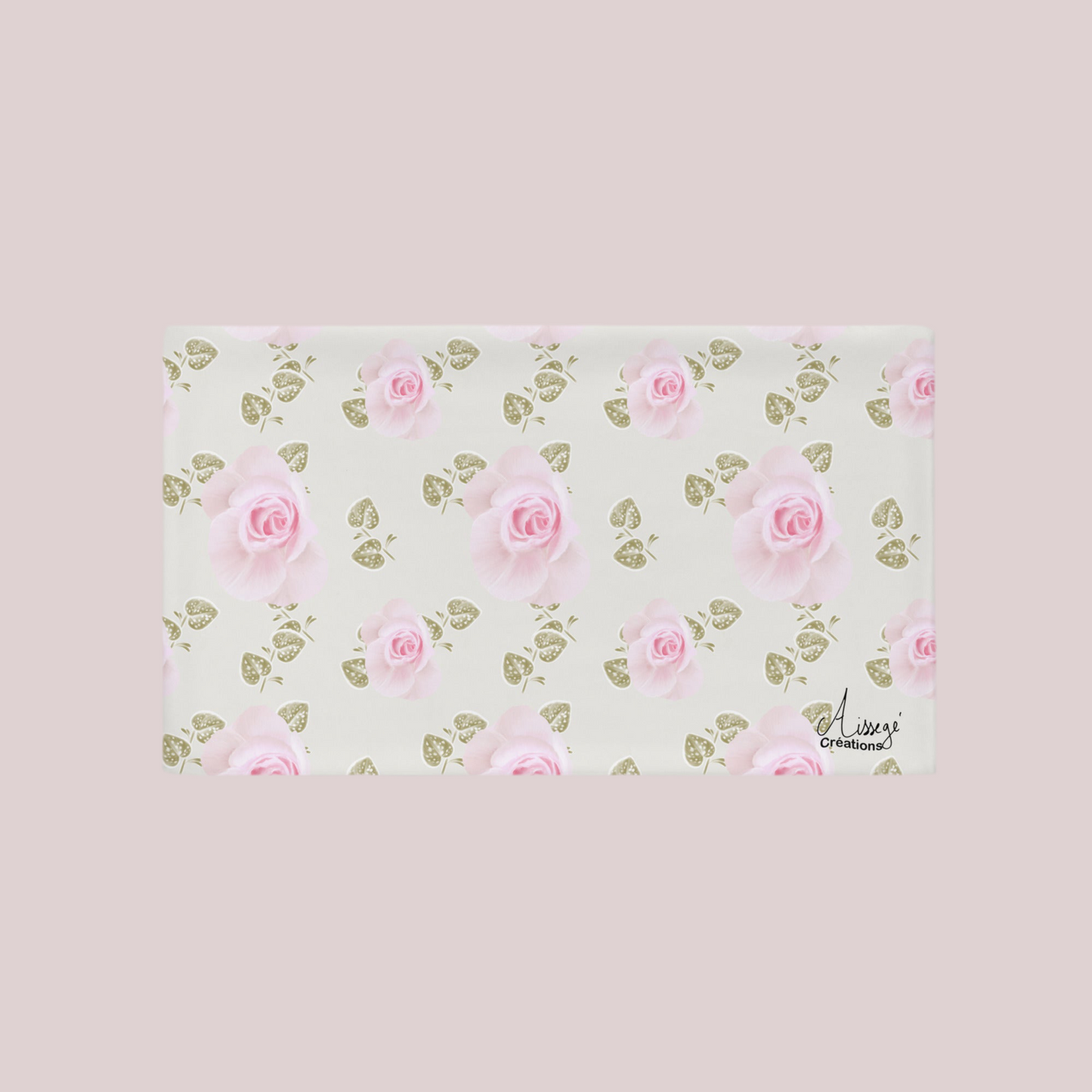 Housse de Coussin " Roses Douceur"