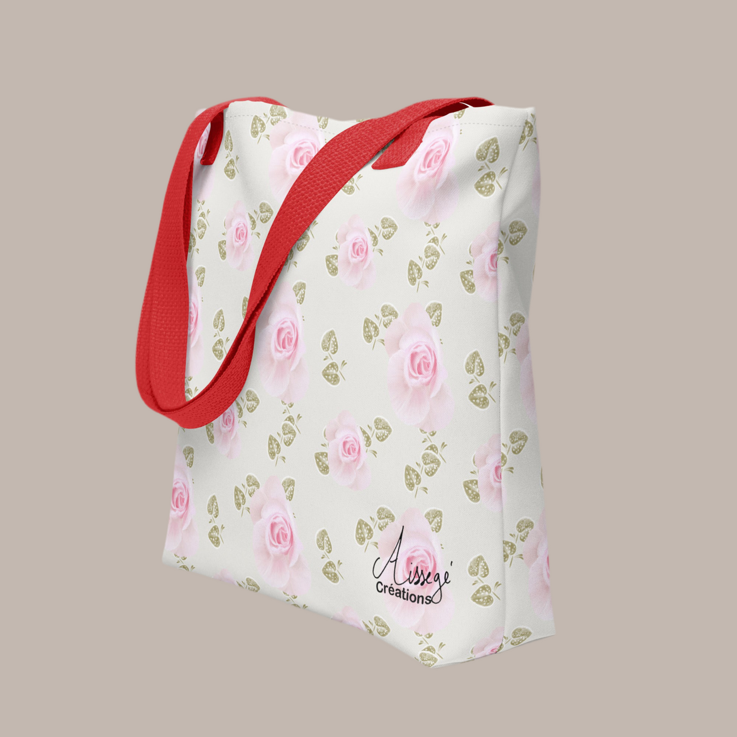 Tote bag "Roses Douceur"
