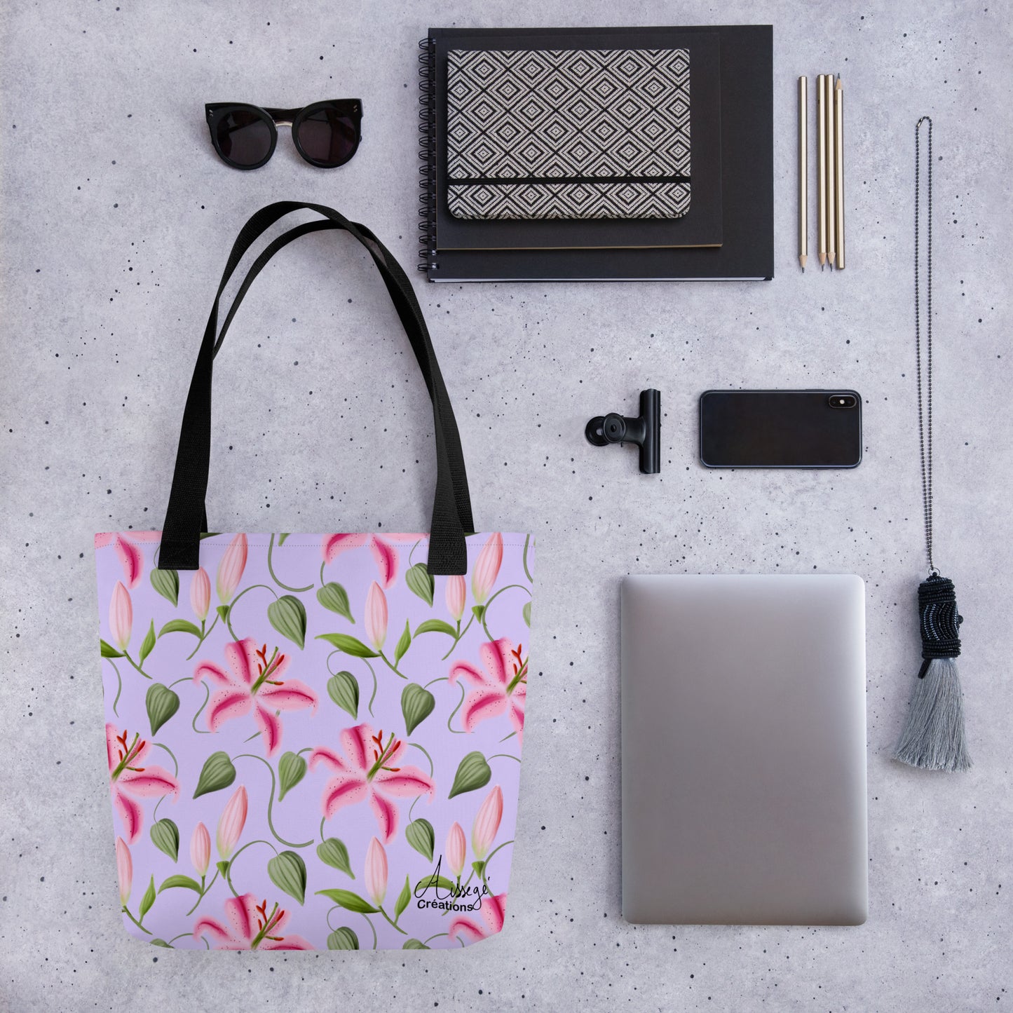 Tote bag "Les Lys"