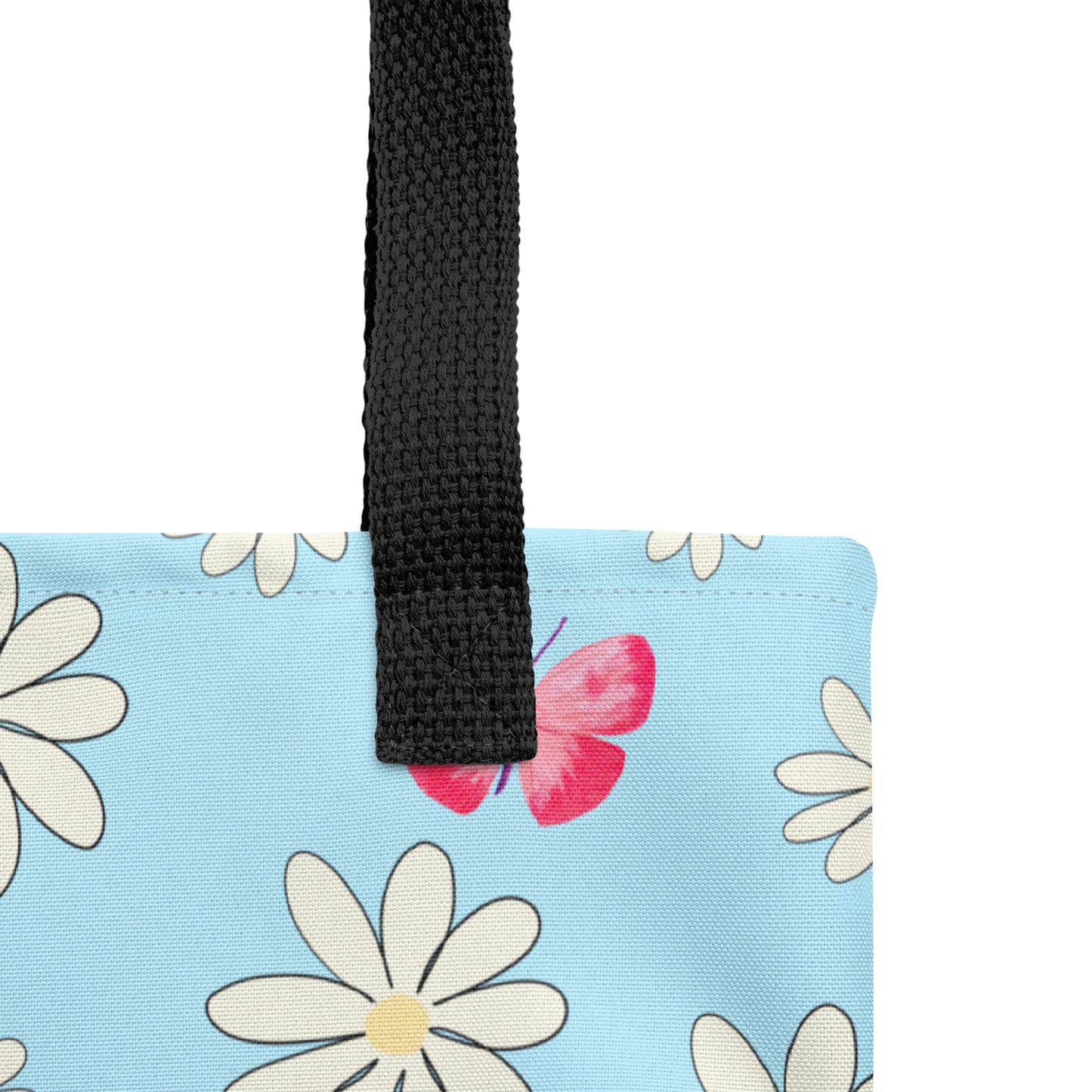 "Butterflies and Daisies" Tote Bag