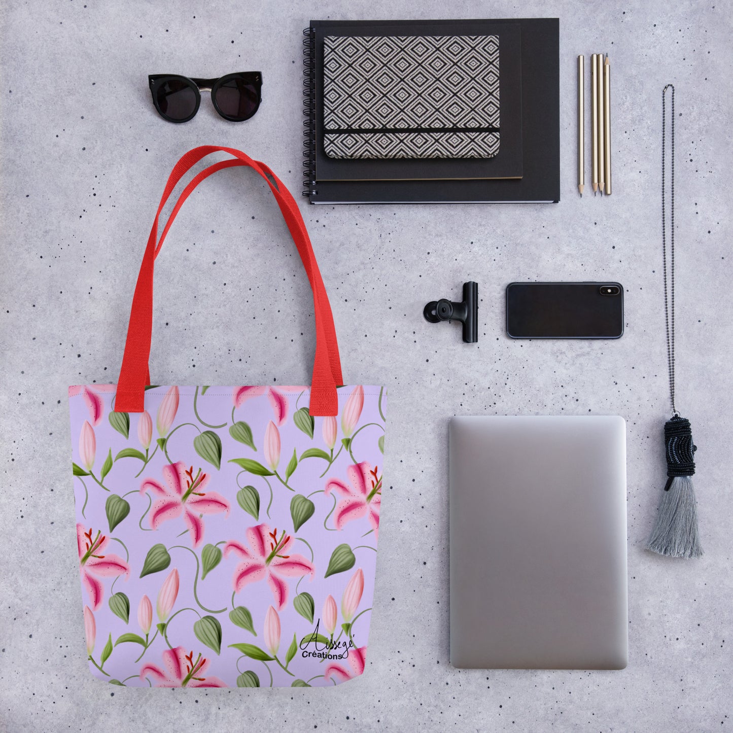 Tote bag "Les Lys"