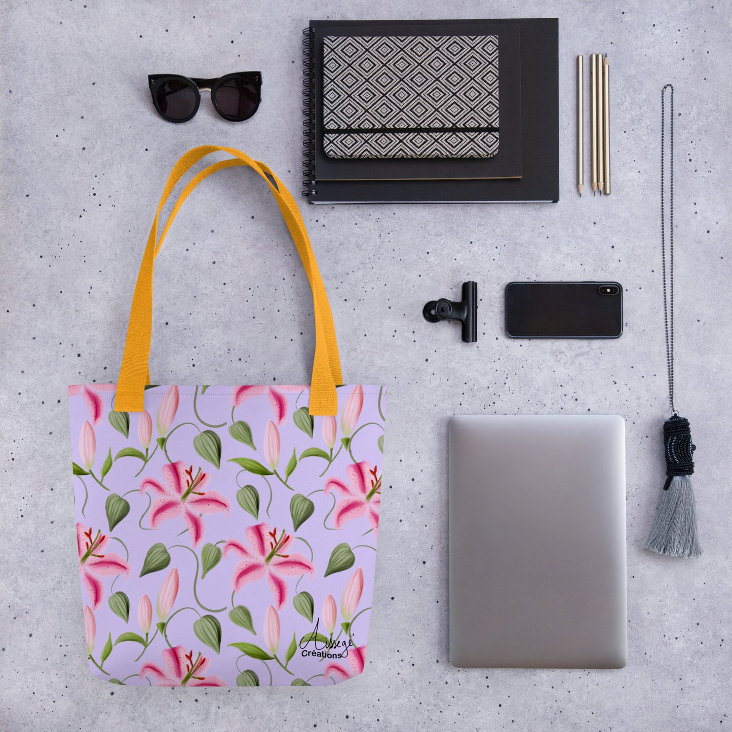 Tote bag "Les Lys"
