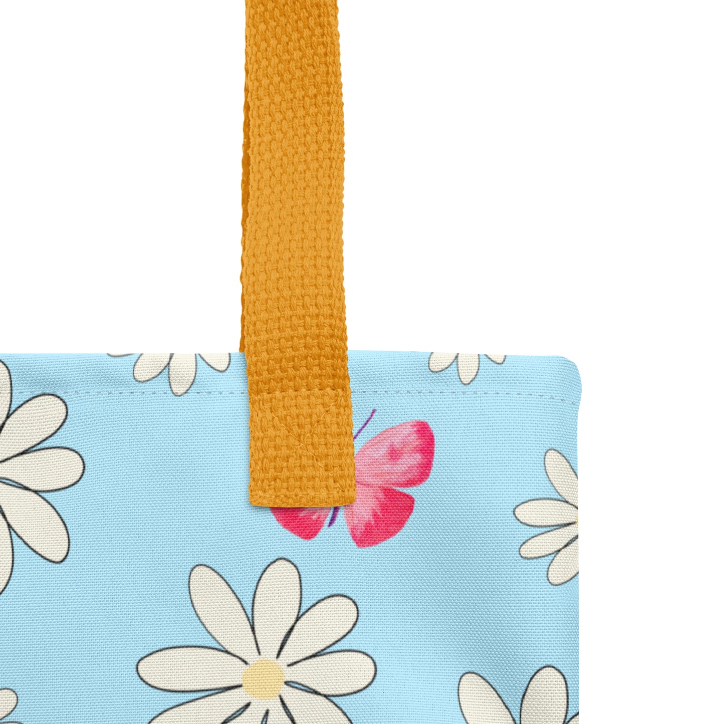 "Butterflies and Daisies" Tote Bag