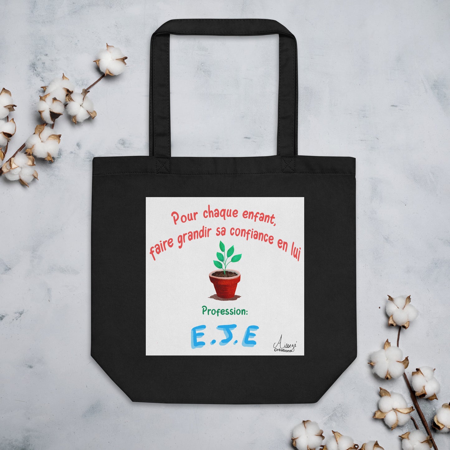 Tote Bag Bio "Confiance en soi 2, EJE"