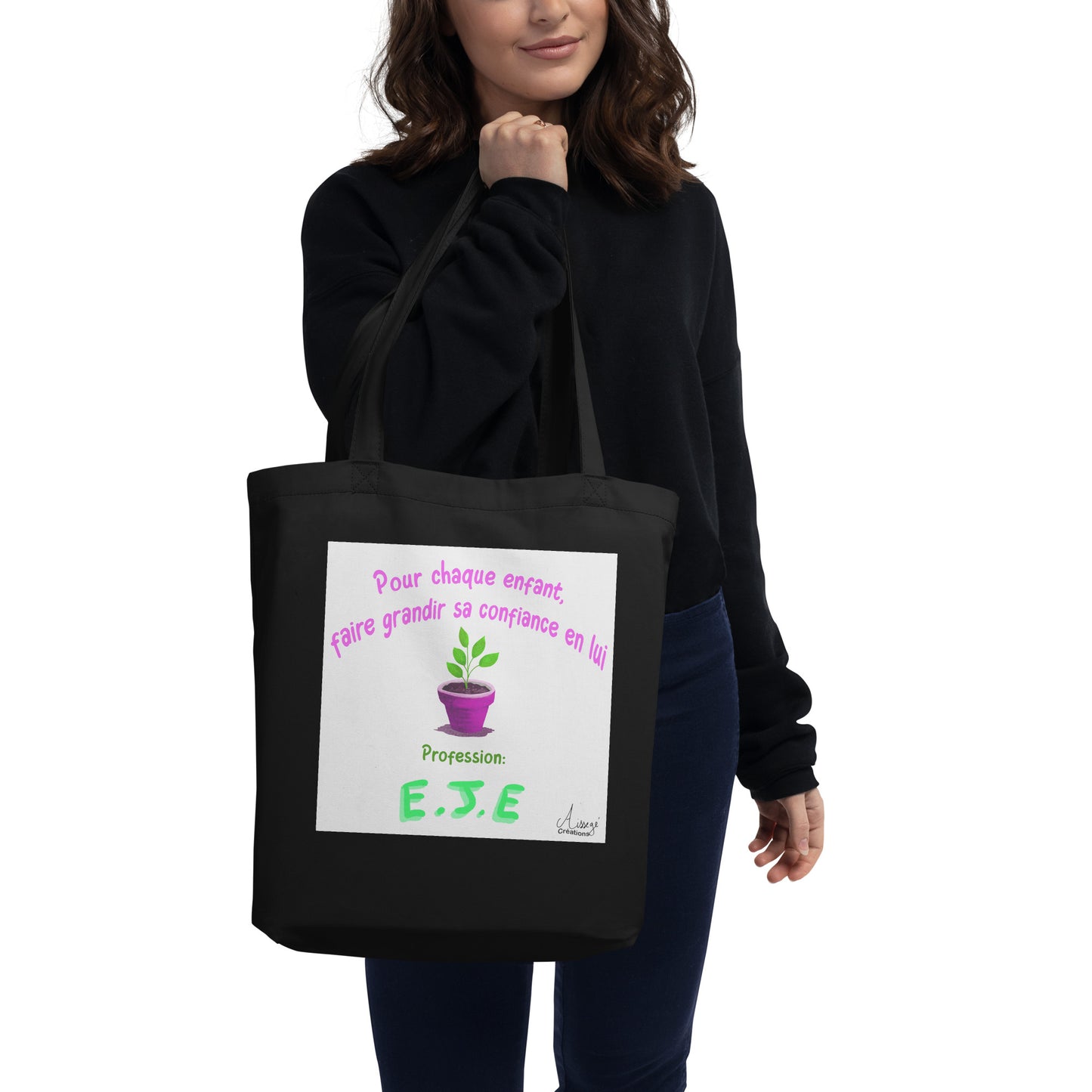 Organic Tote Bag "Self-Confidence, EJE"