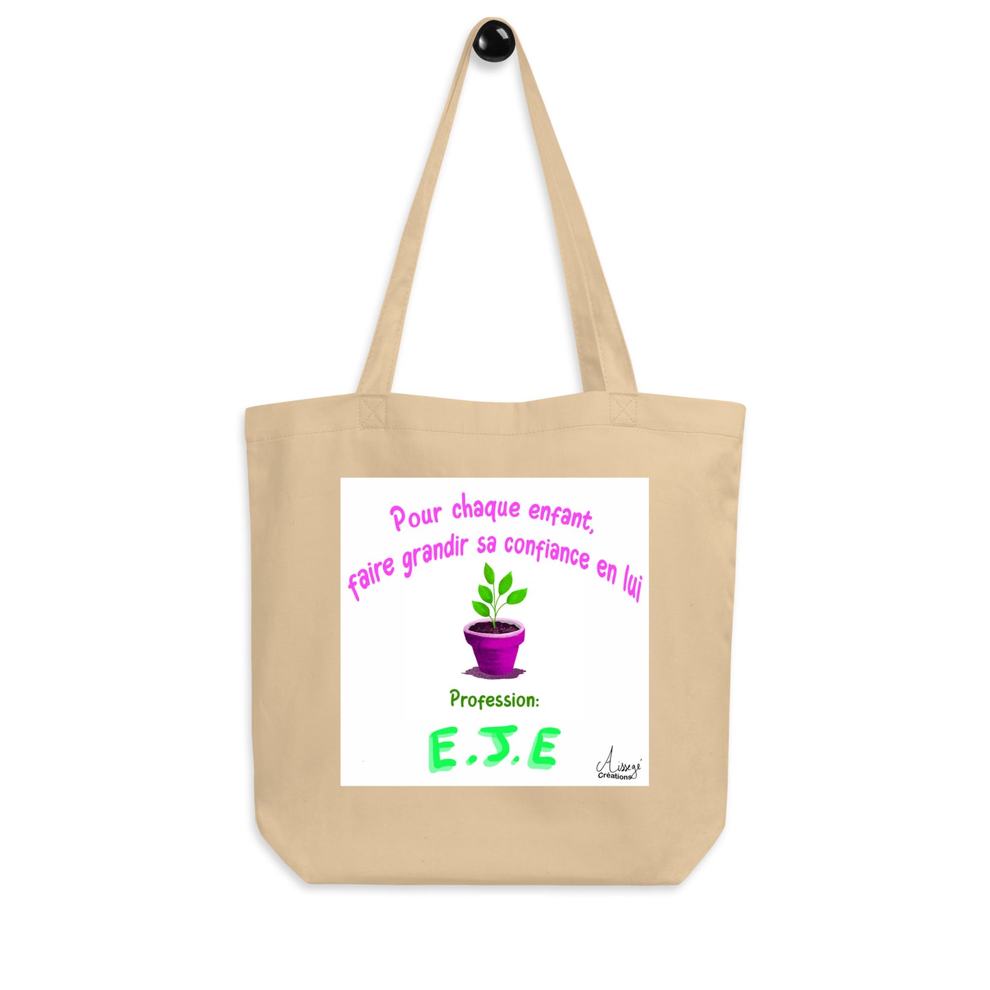 Organic Tote Bag "Self-Confidence, EJE"