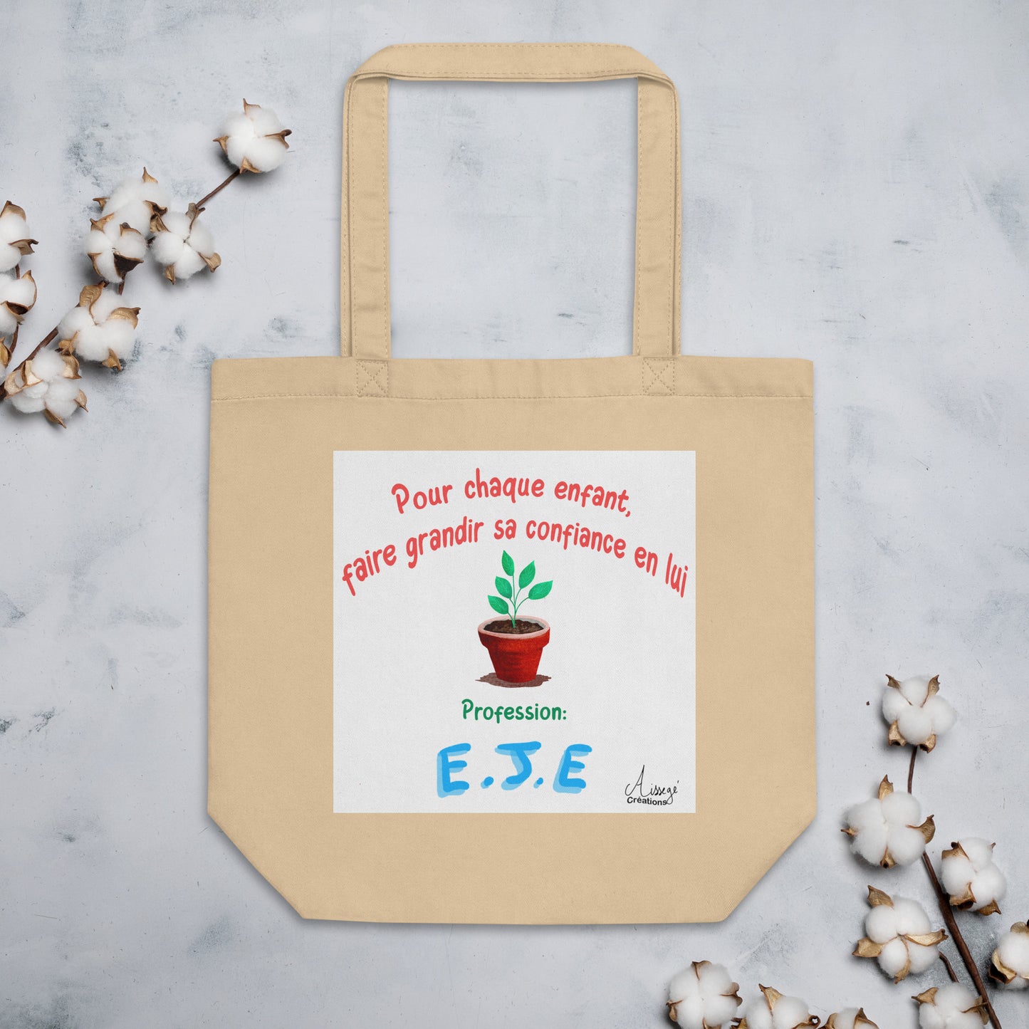 Tote Bag Bio "Confiance en soi 2, EJE"