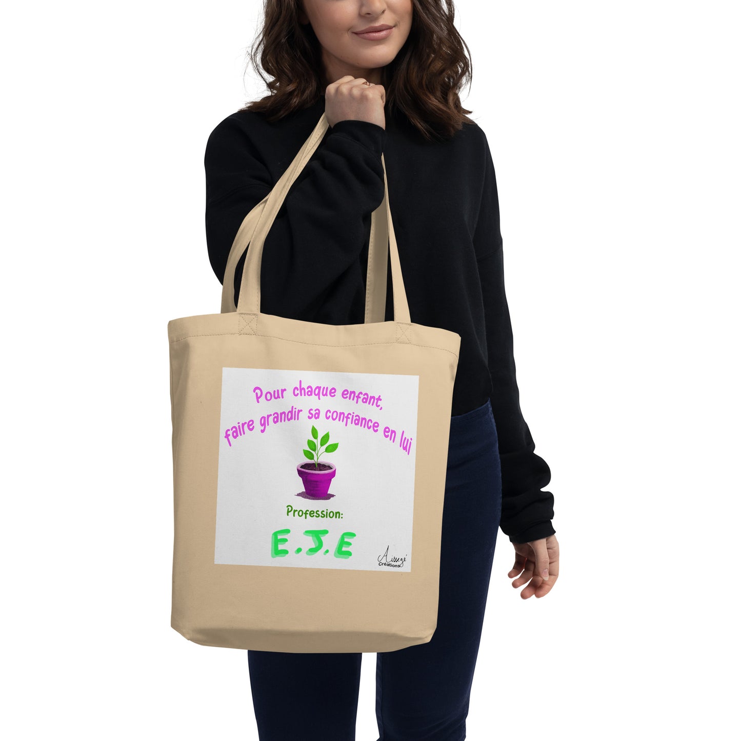 Organic Tote Bag "Self-Confidence, EJE"