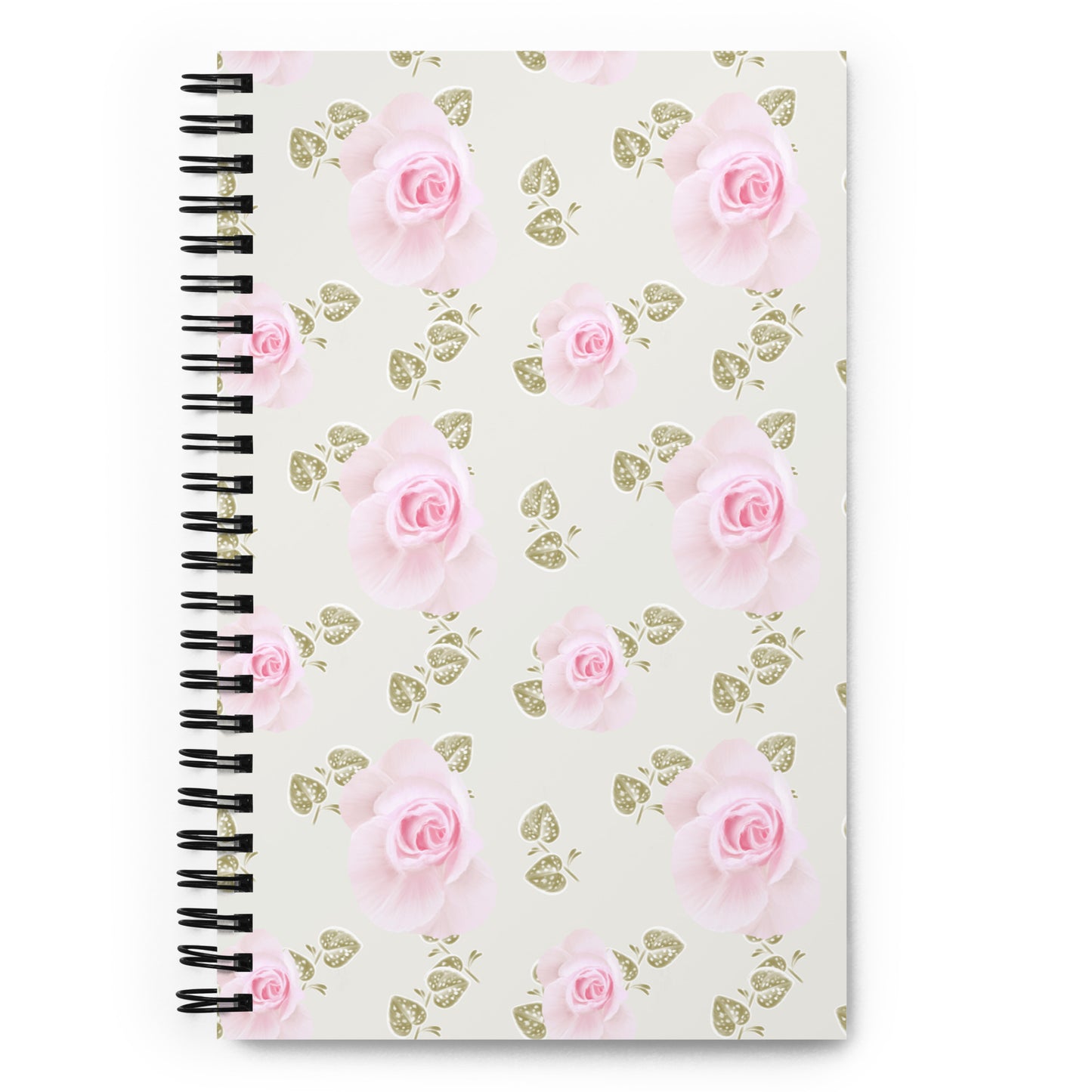 "Sweet Roses" spiral notebook