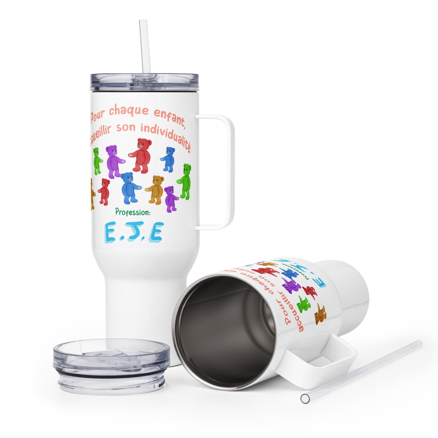 Mug avec anse " accueil individualisé 3"