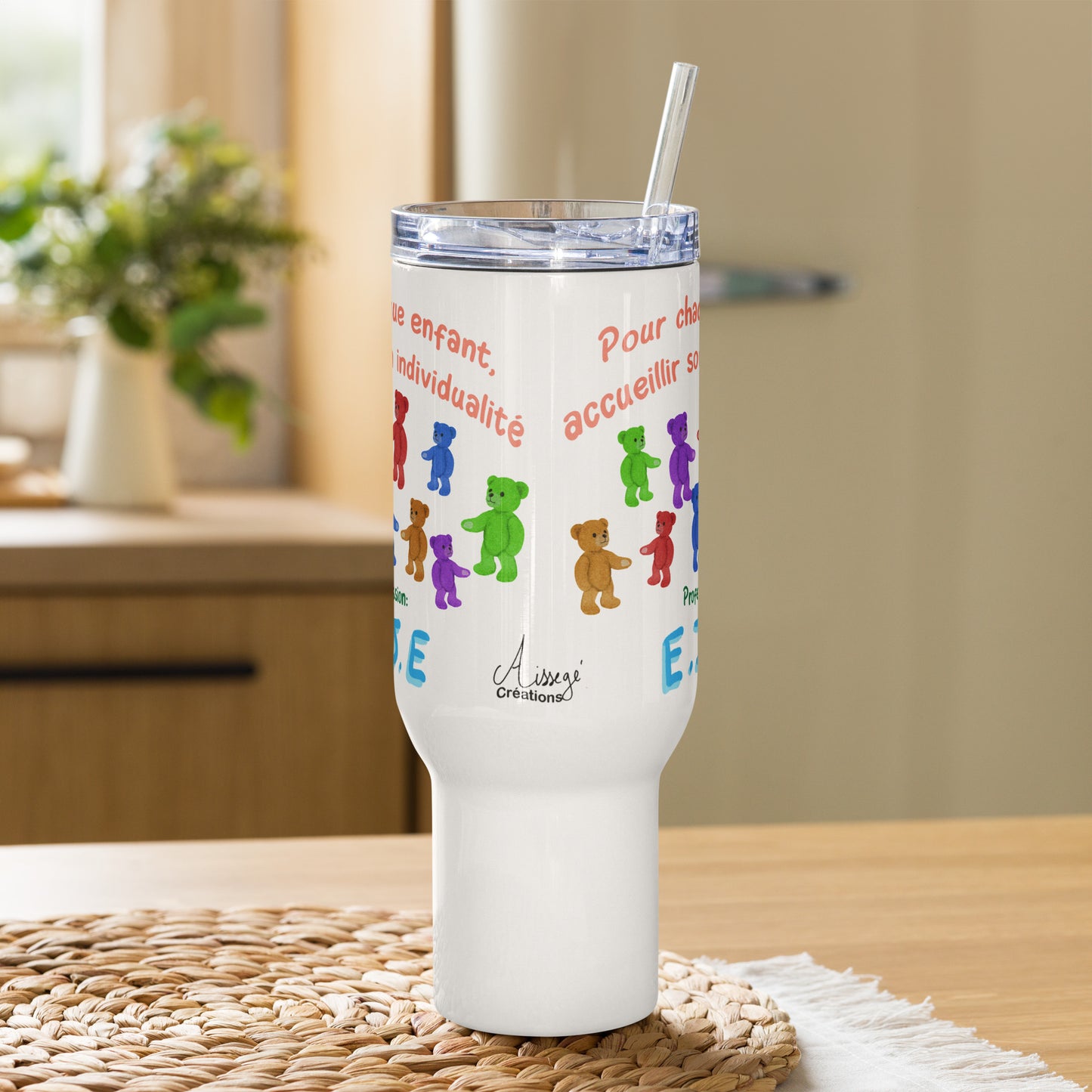 Mug avec anse " accueil individualisé 3"
