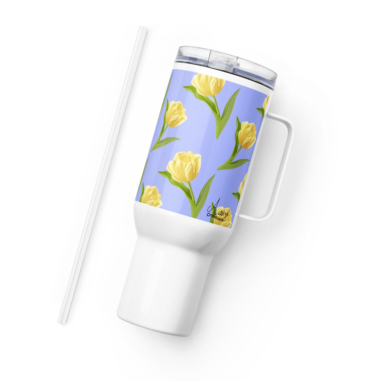 Mug avec anse "Les Tulipes Jaunes"