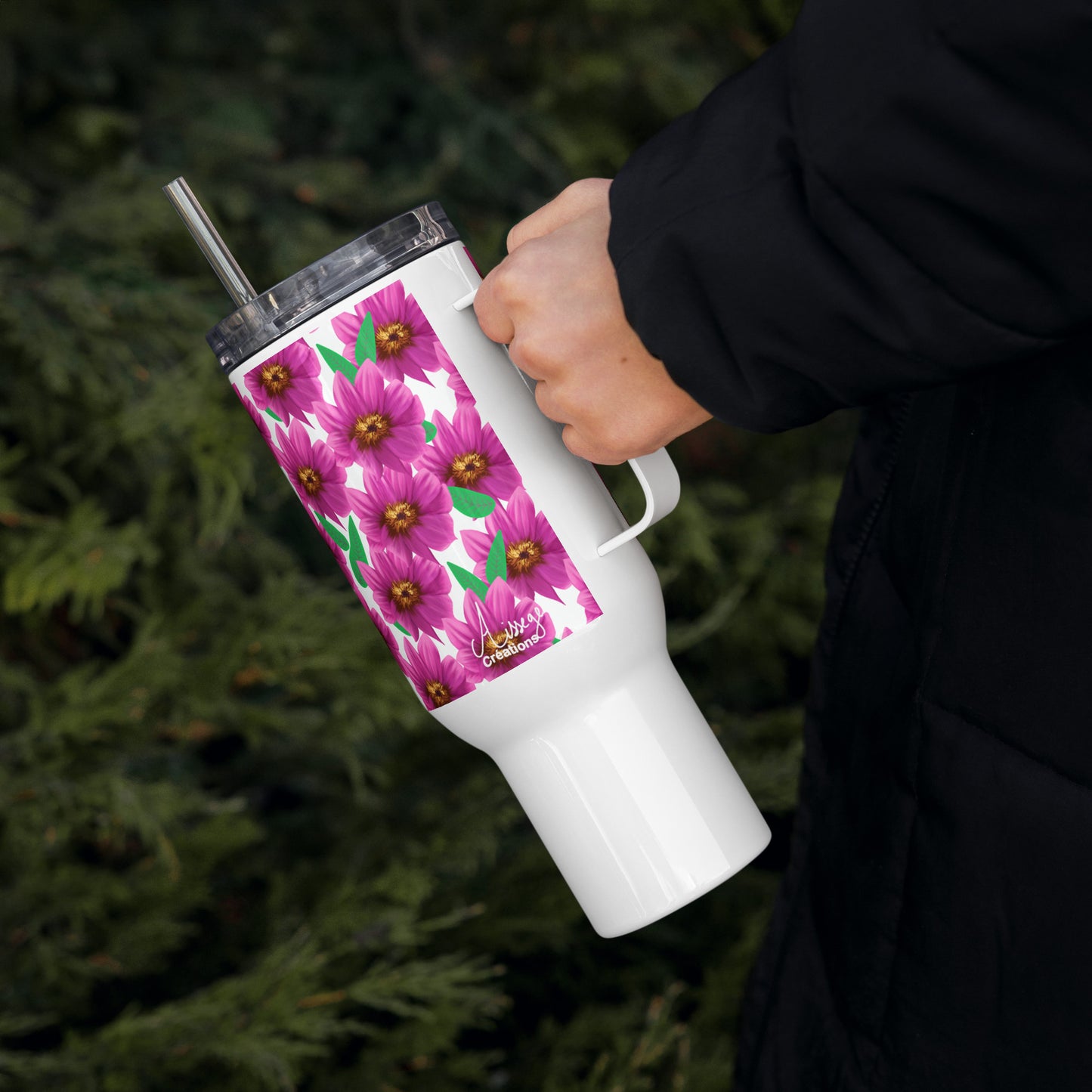 Mug avec anse "Dahlia Printania"