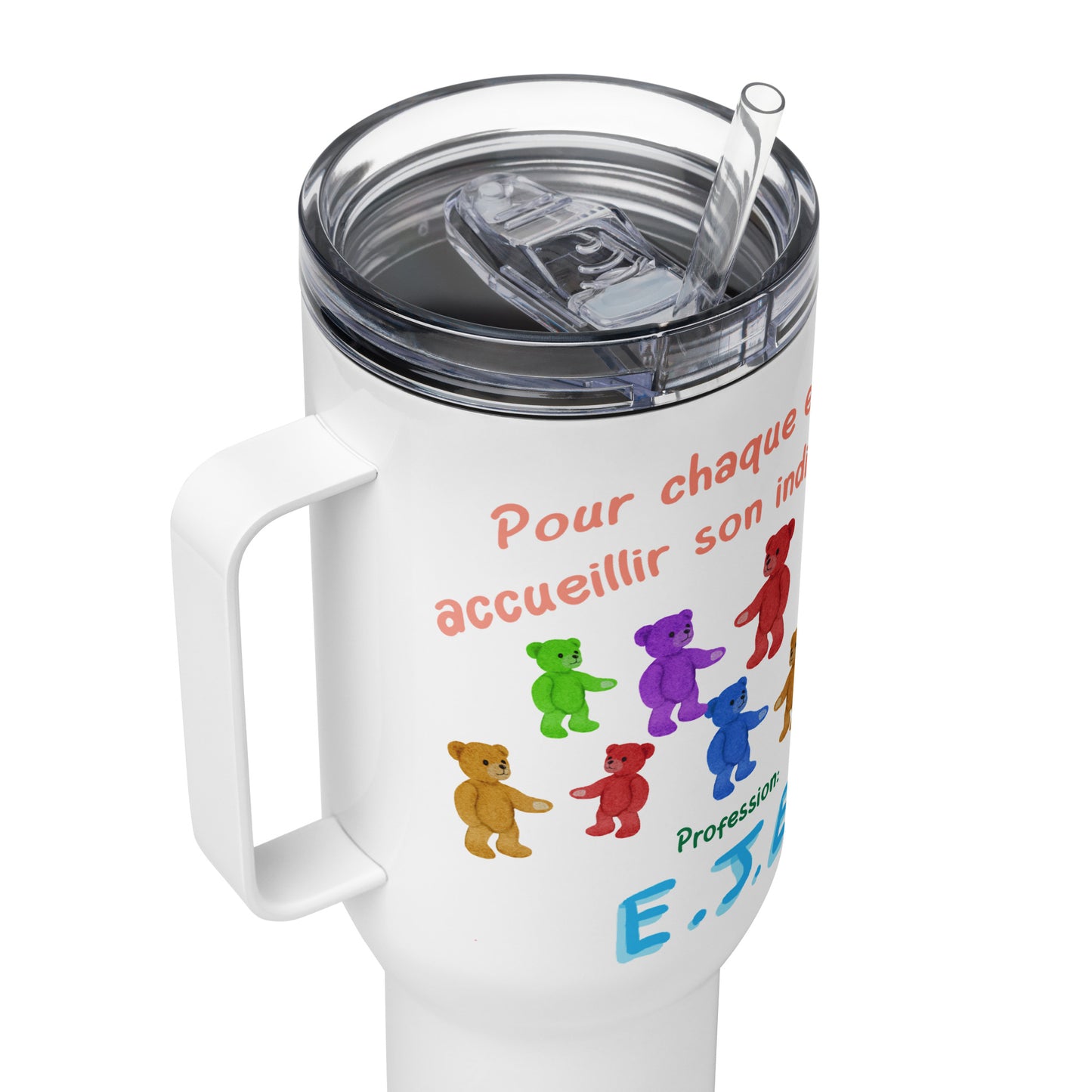 Mug avec anse " accueil individualisé 3"