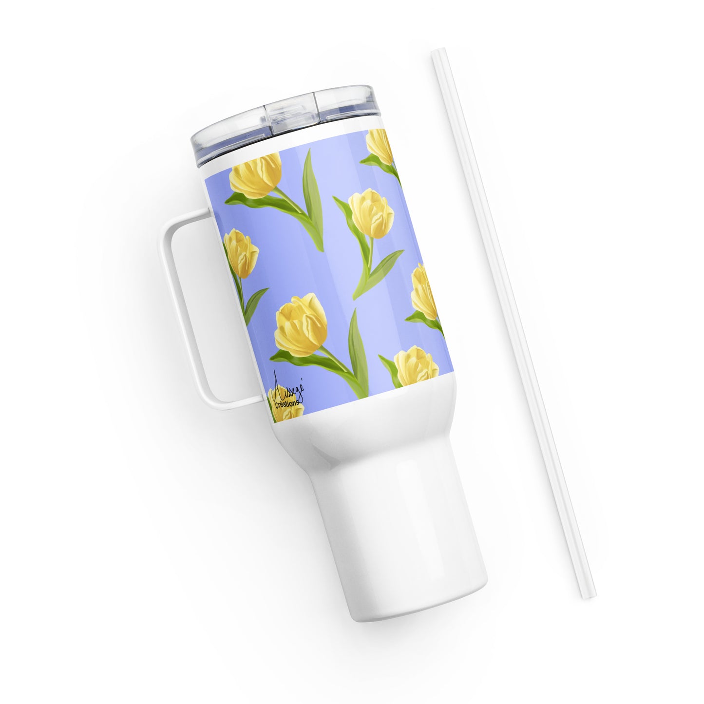 Mug avec anse "Les Tulipes Jaunes"