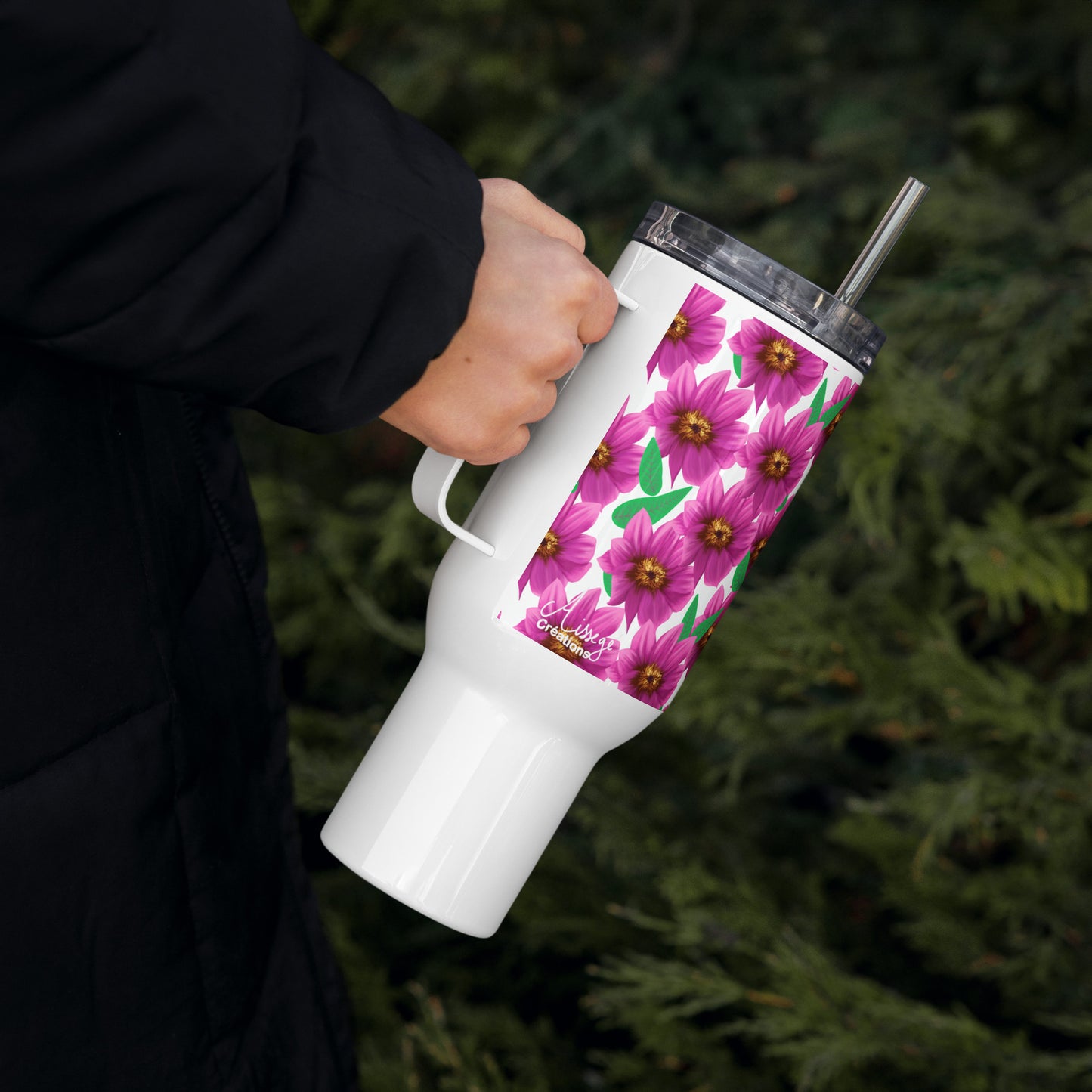 Mug avec anse "Dahlia Printania"
