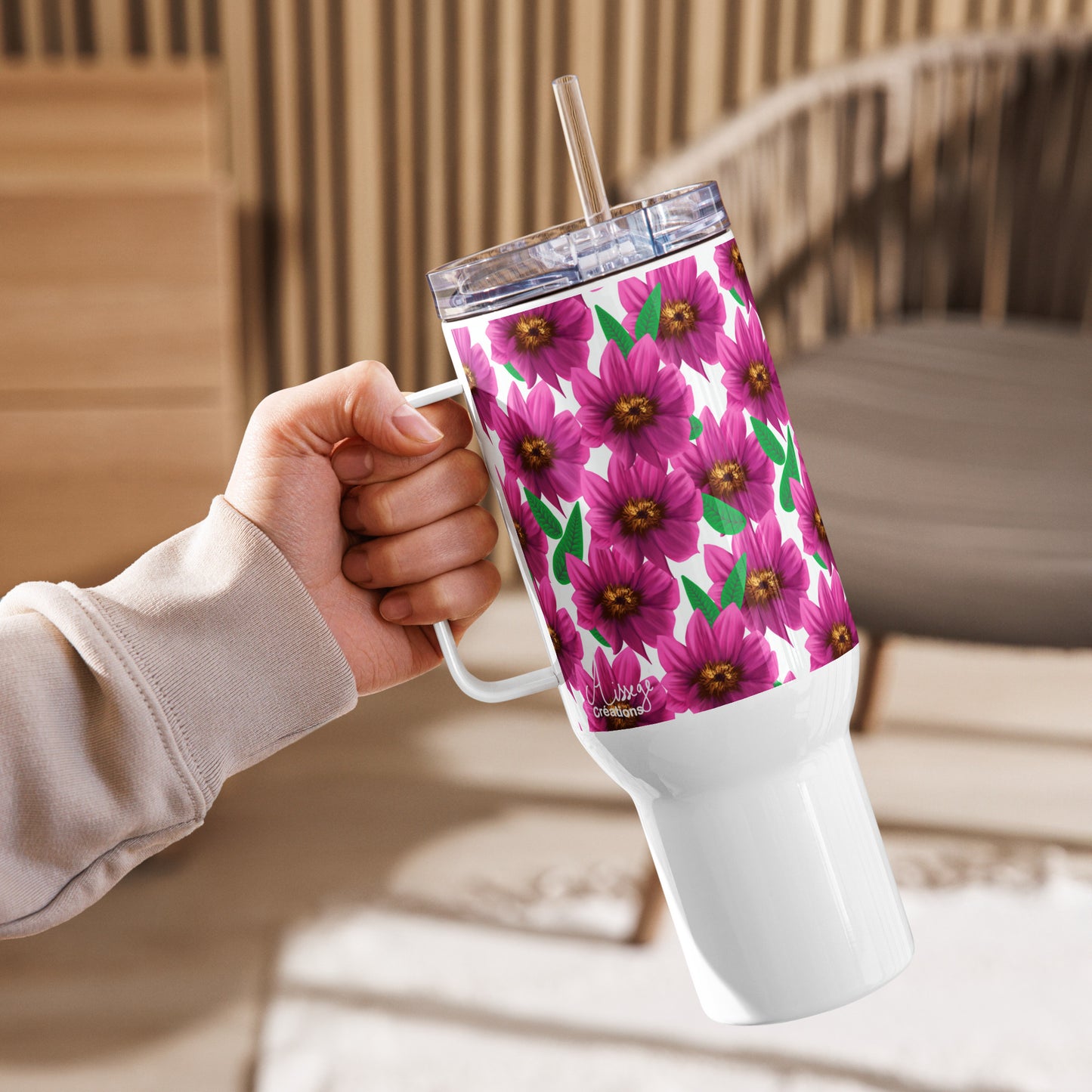 Mug avec anse "Dahlia Printania"