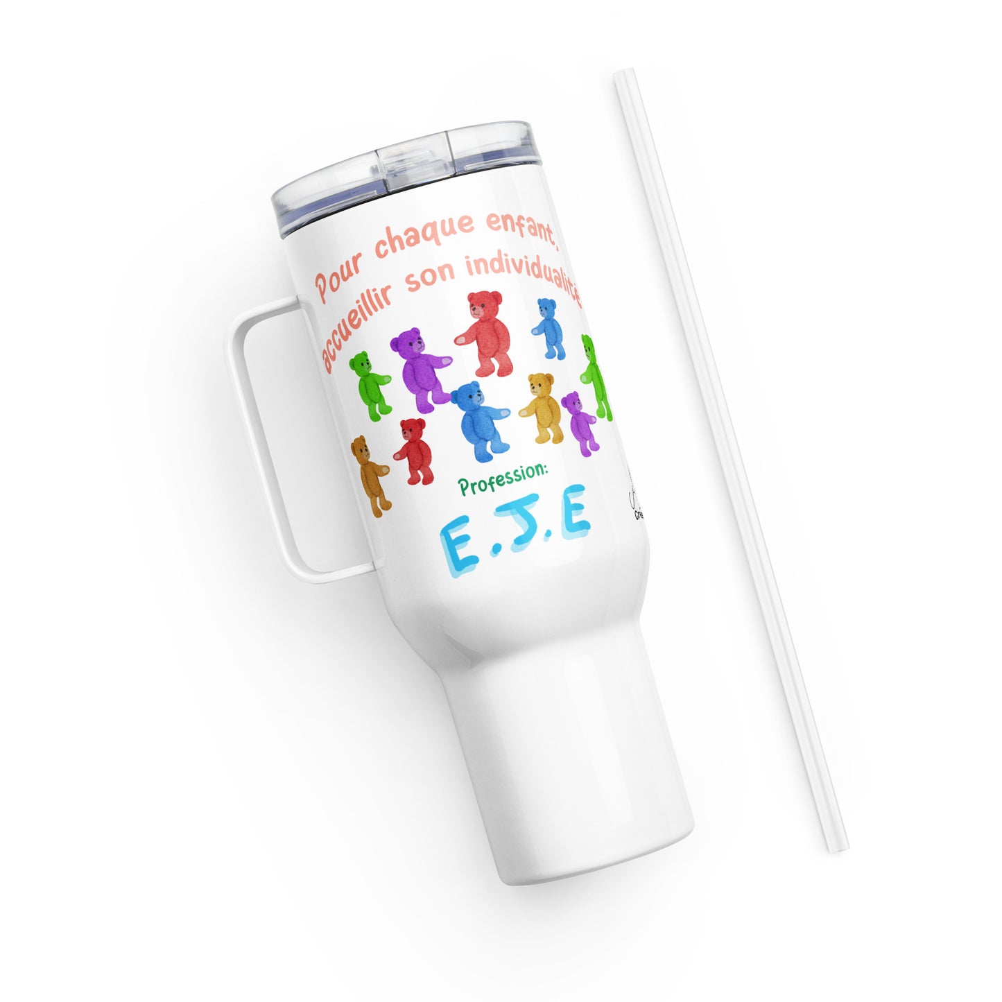 Mug avec anse " accueil individualisé 3"