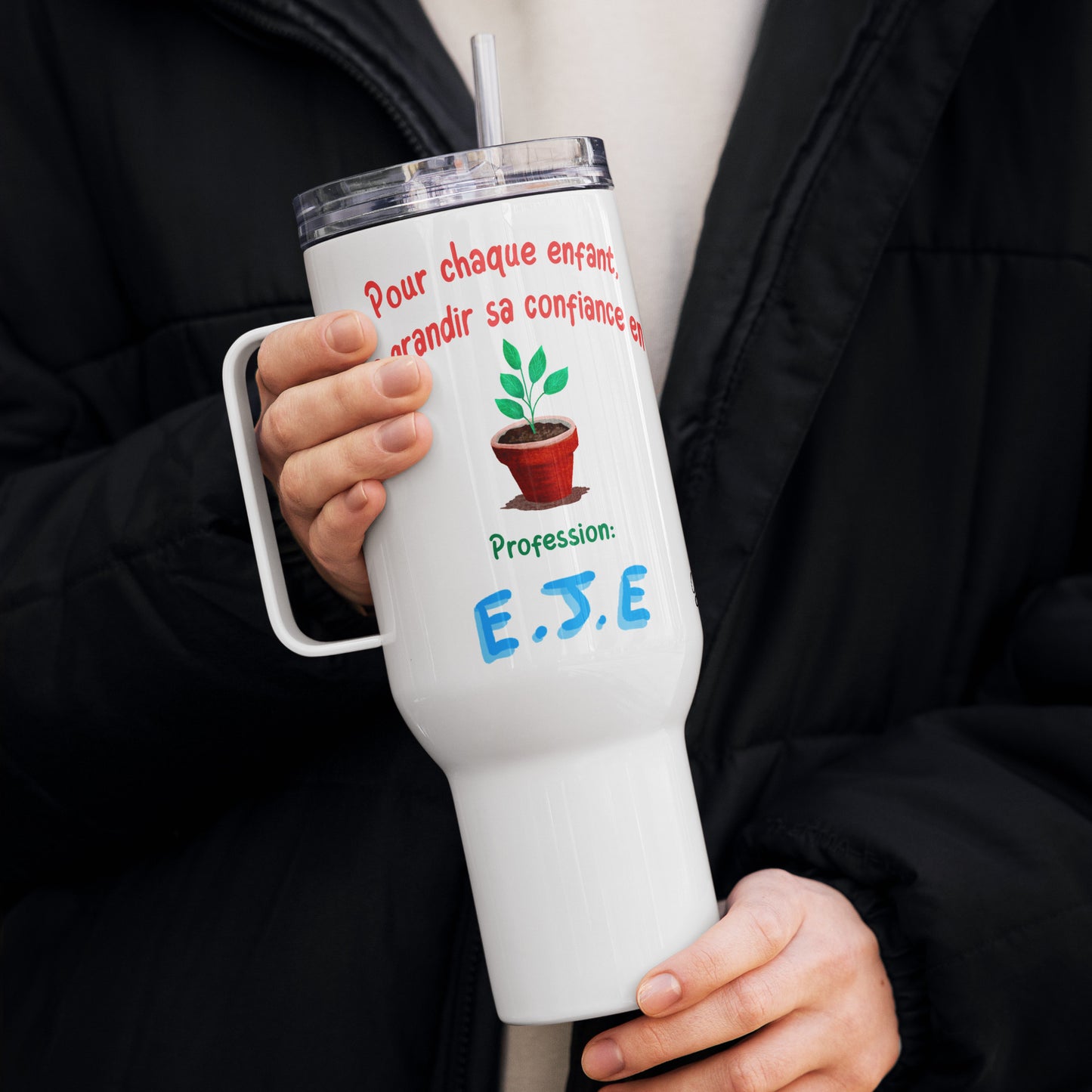 Mug with handle "Self-confidence, EJE"