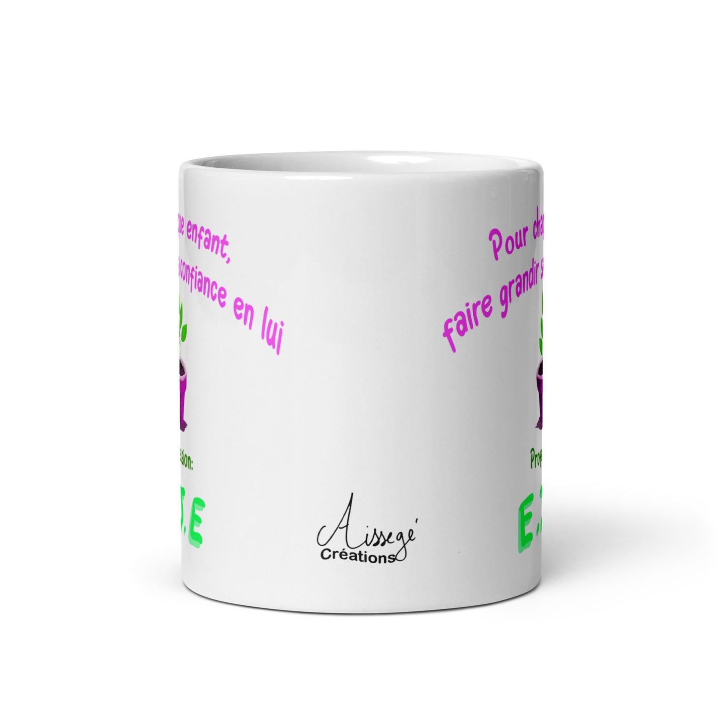 Mug Blanc Brillant "Confiance en soi 2, EJE"