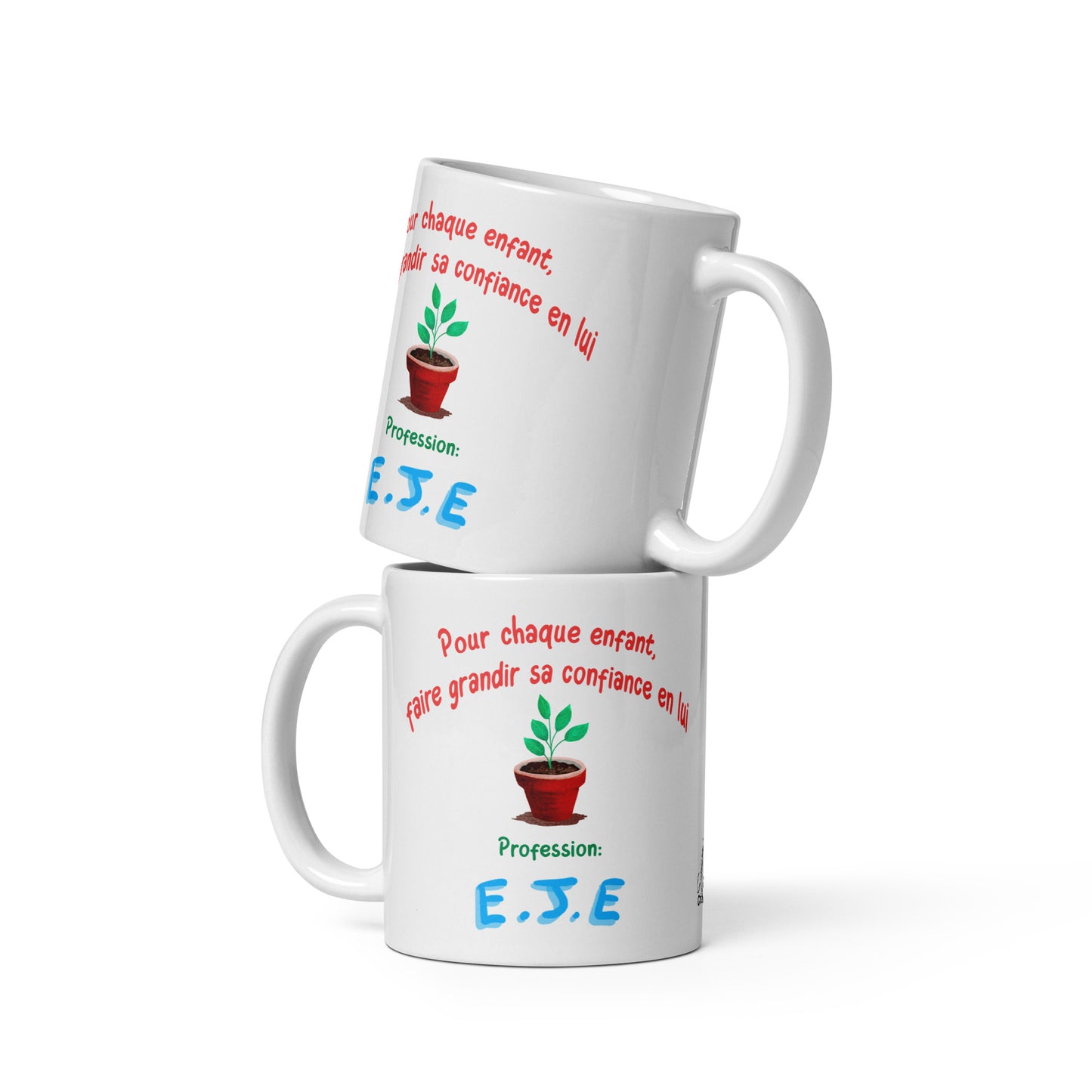 Mug Blanc Brillant "Confiance en soi EJE"