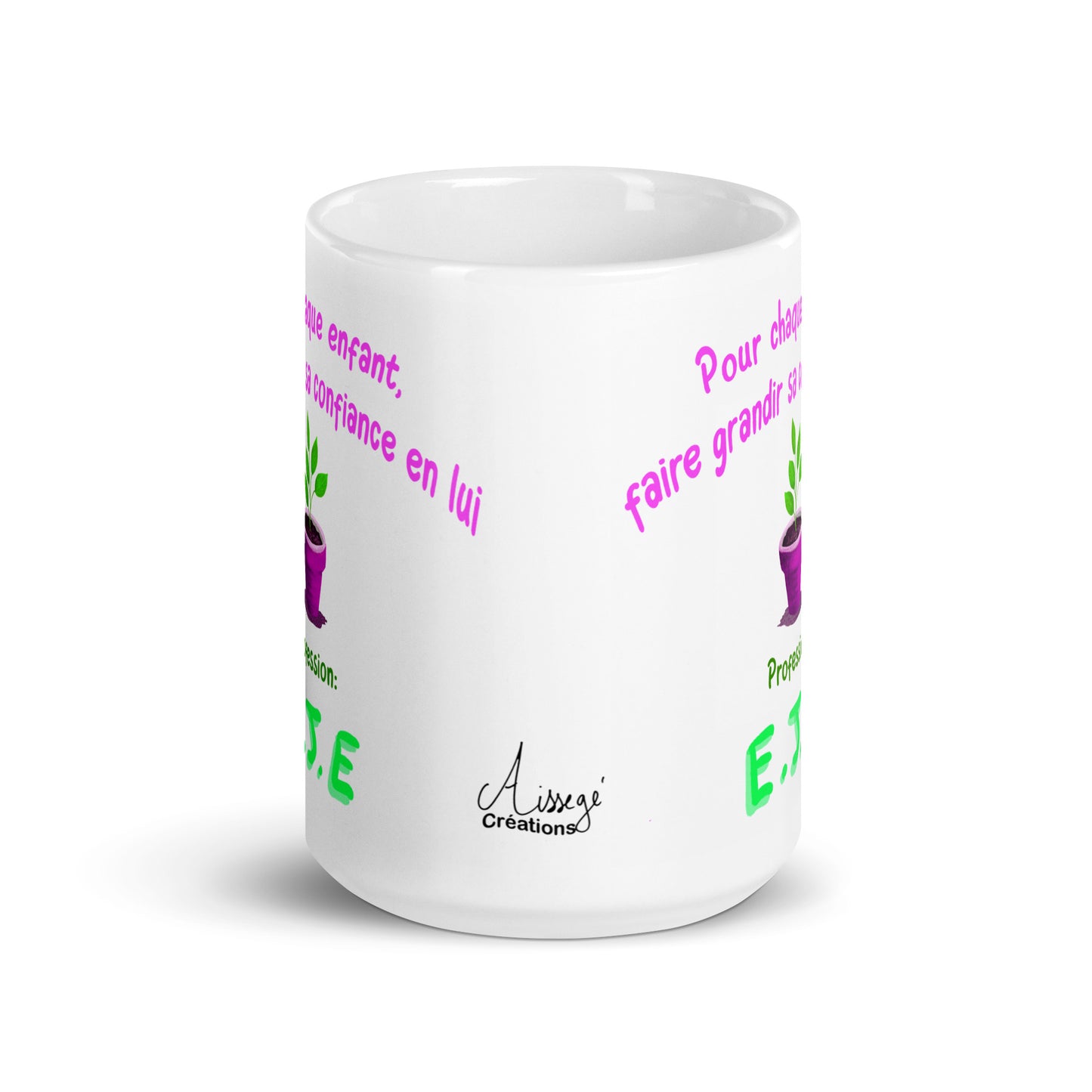 Mug Blanc Brillant "Confiance en soi 2, EJE"