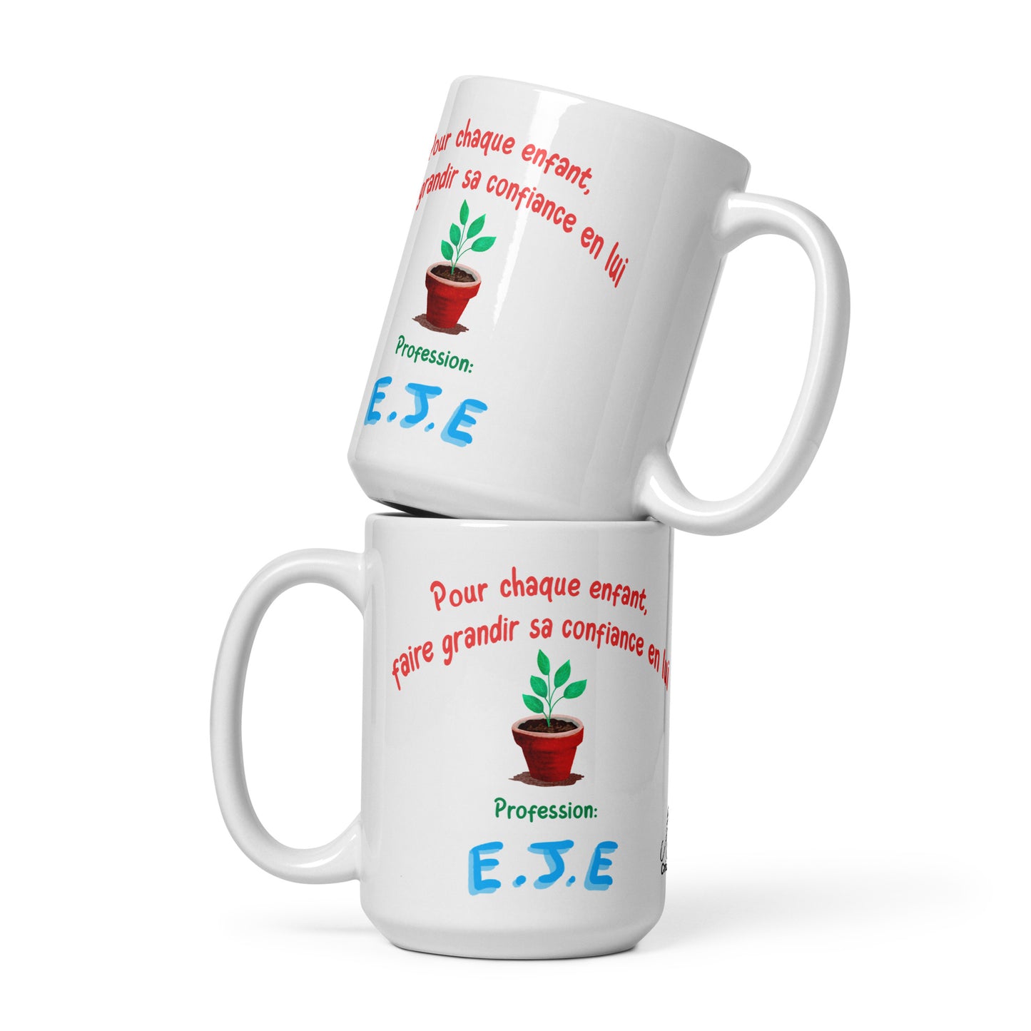 Mug Blanc Brillant "Confiance en soi EJE"