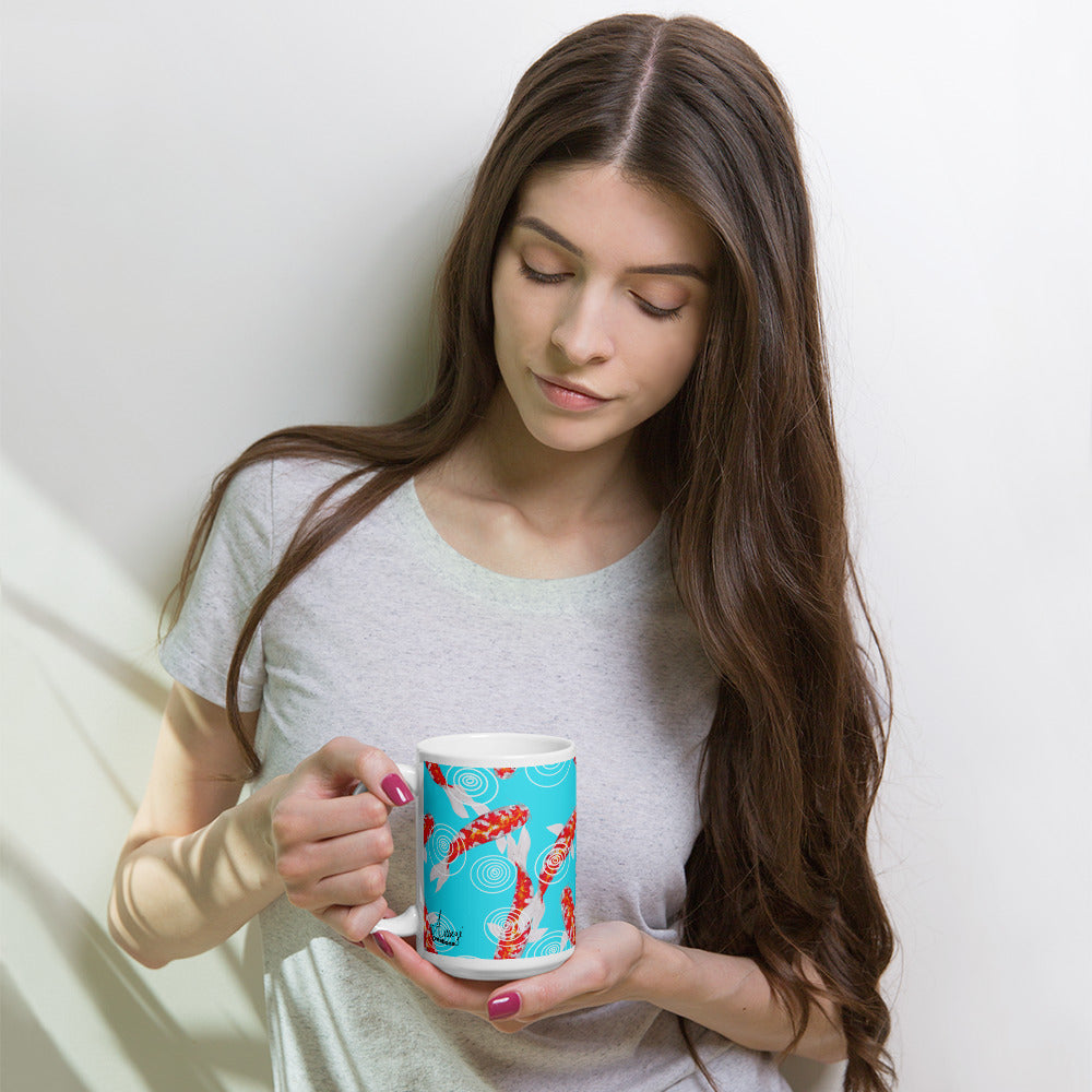 Glossy White Mug "Japanese Basin"