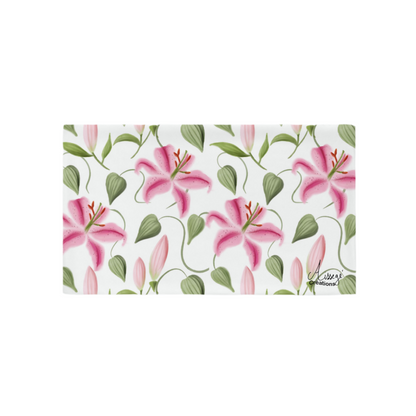 Housse de Coussin "Les Lys" - 20″×12″ - Aissegé Créations