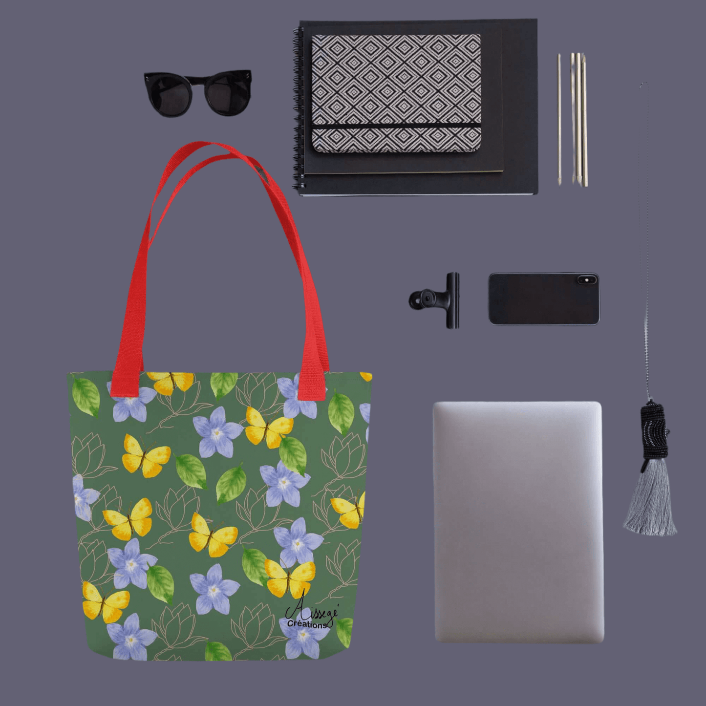 “Green Spring” tote bag