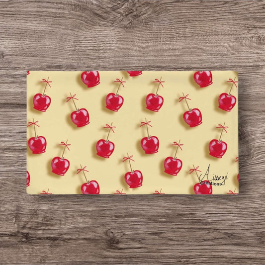 Housse de Coussin "Pommes d'amour"