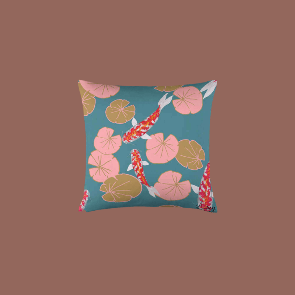 Coussin Classique "Bassin japonais"