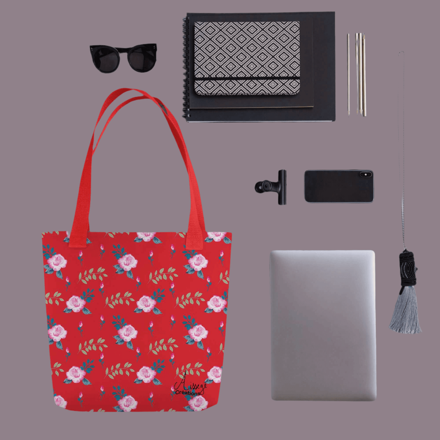 Tote bag "Roses du jardin"