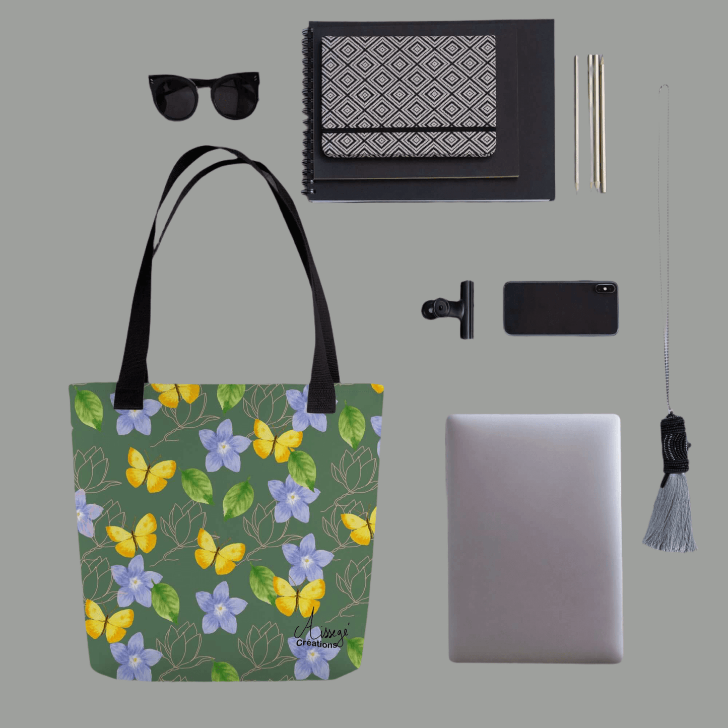 “Green Spring” tote bag