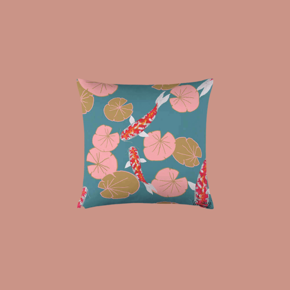 Coussin Classique "Bassin japonais"