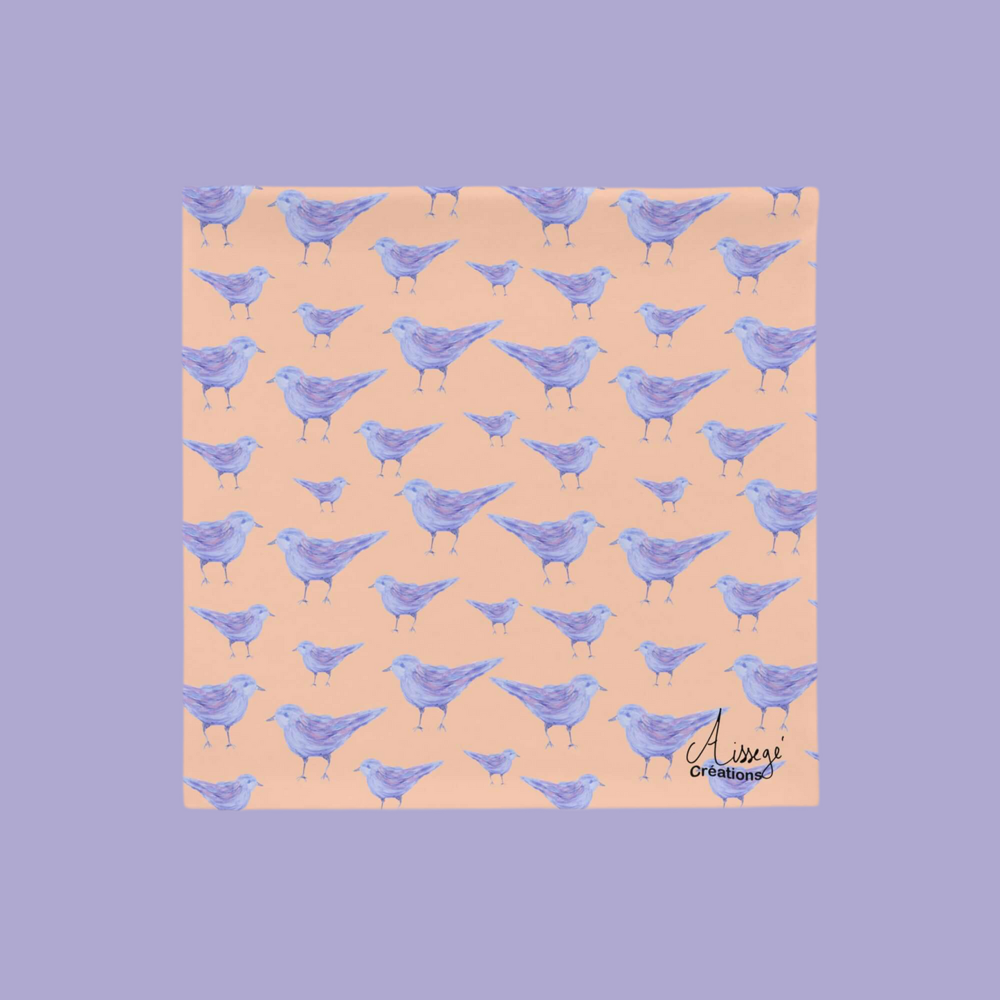 Housse de Coussin "Les oiseaux"