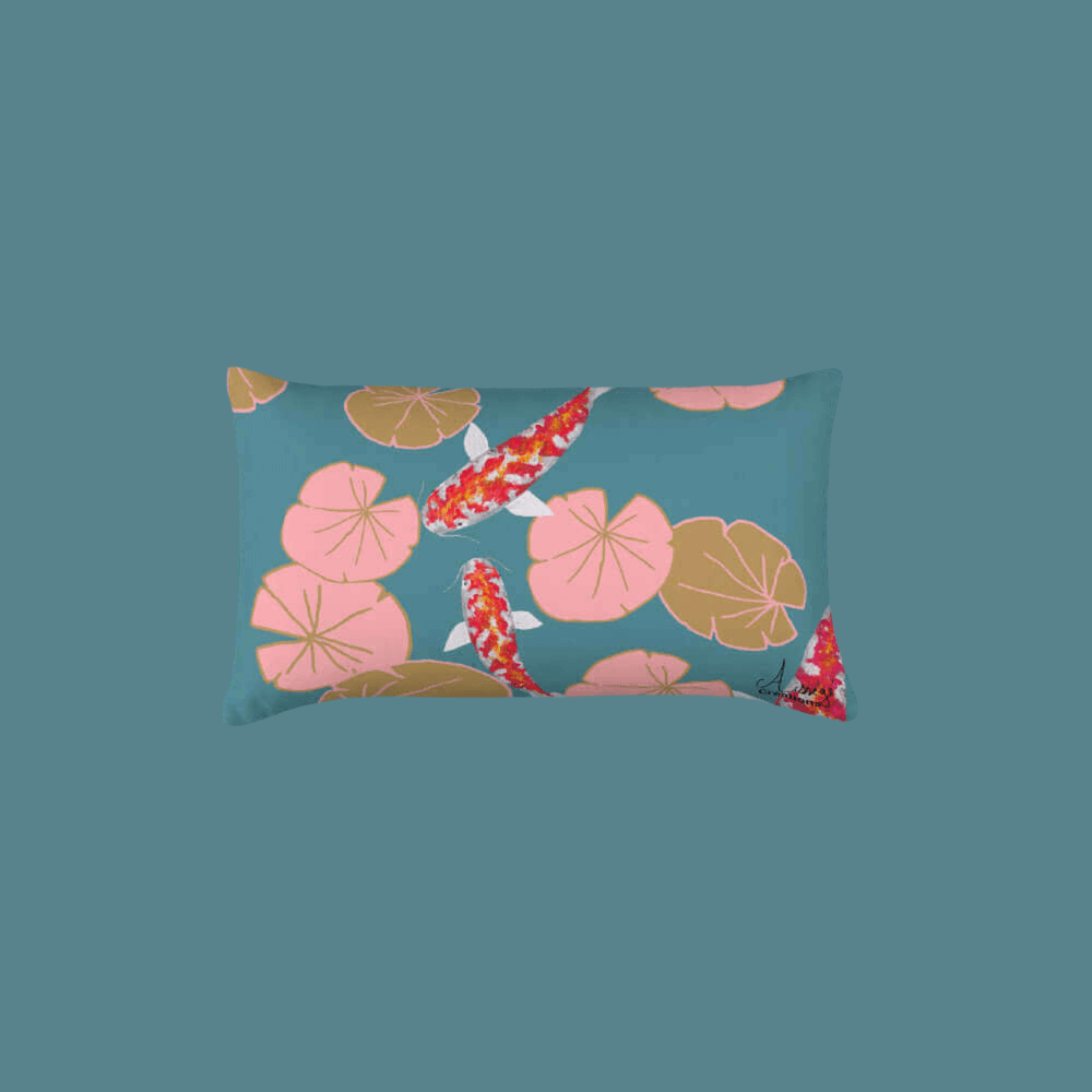 Coussin Classique "Bassin japonais"