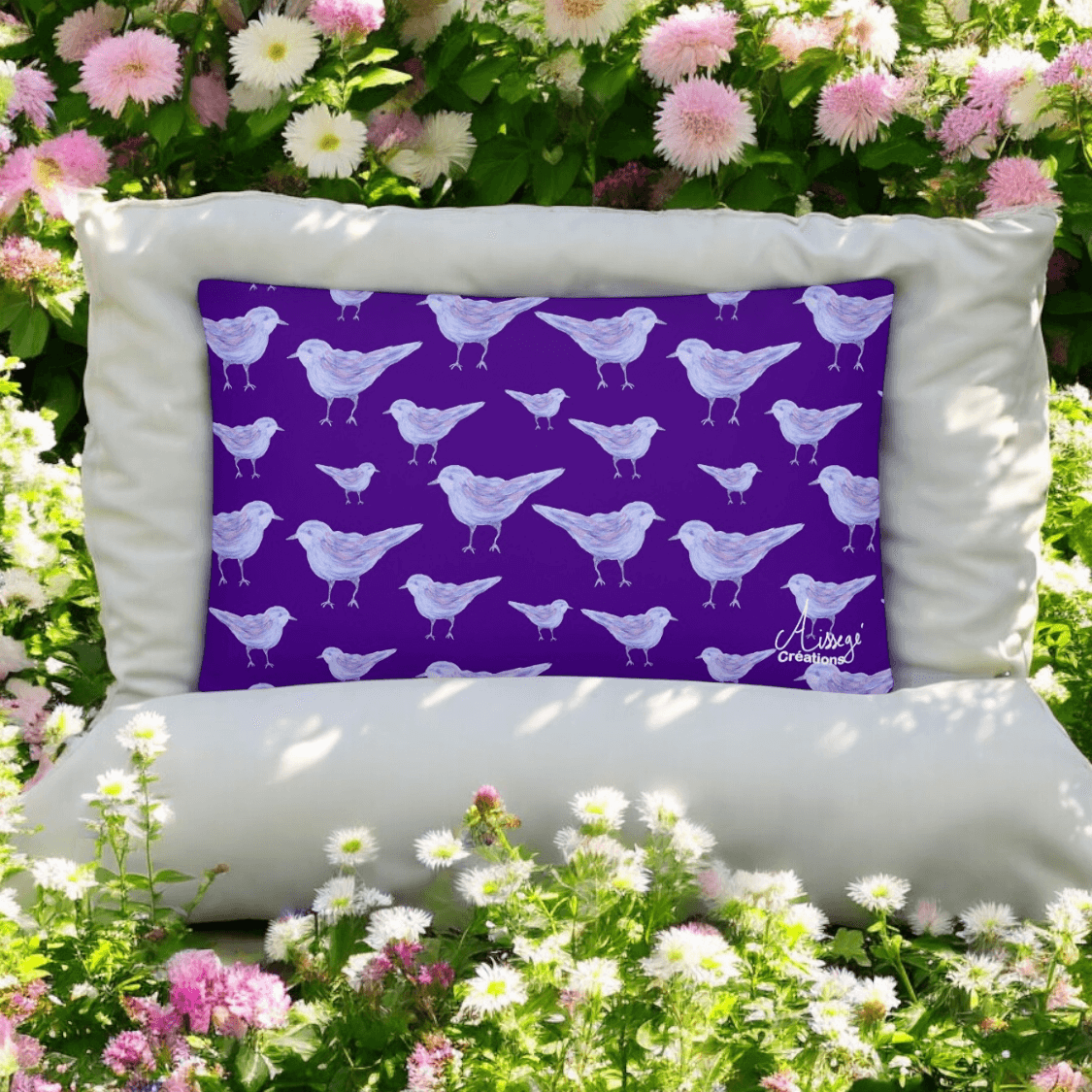 Classic cushion "The birds"