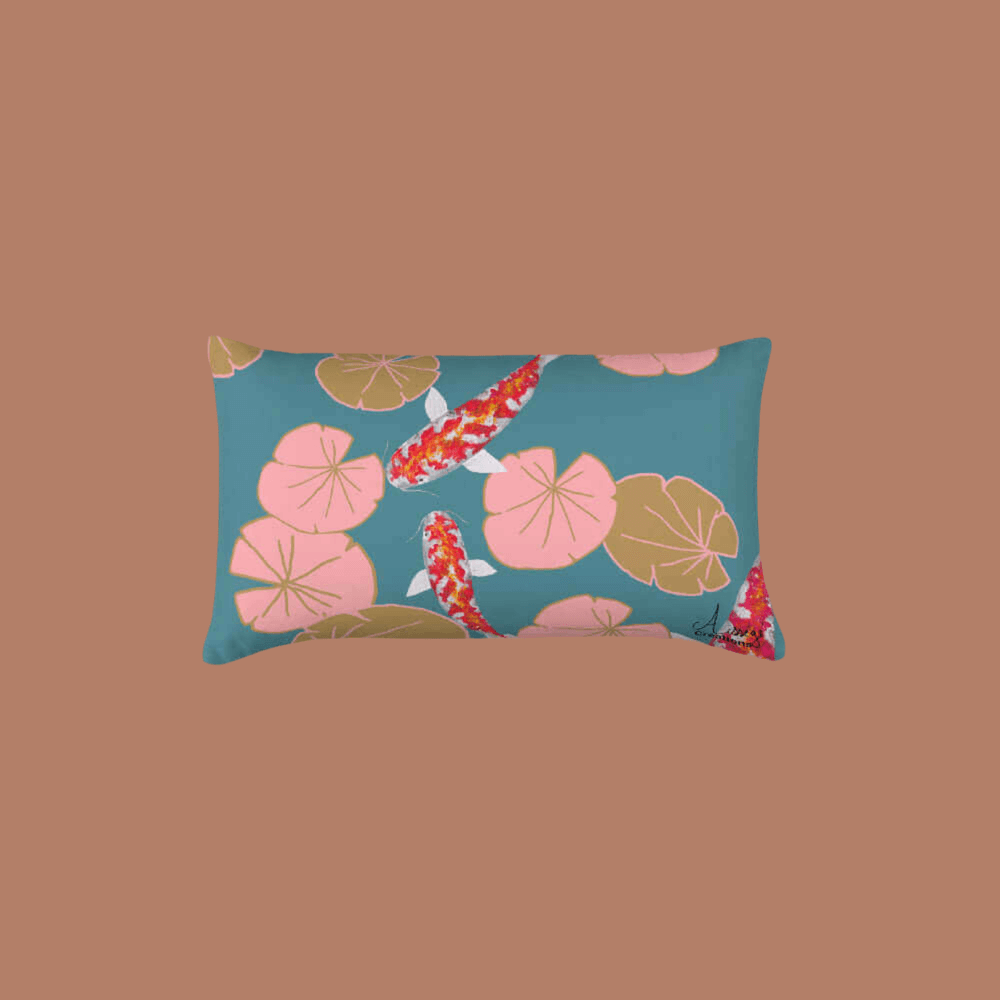 Coussin Classique "Bassin japonais"