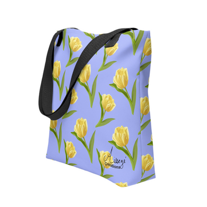 Tote bag "Les tulipes jaunes"