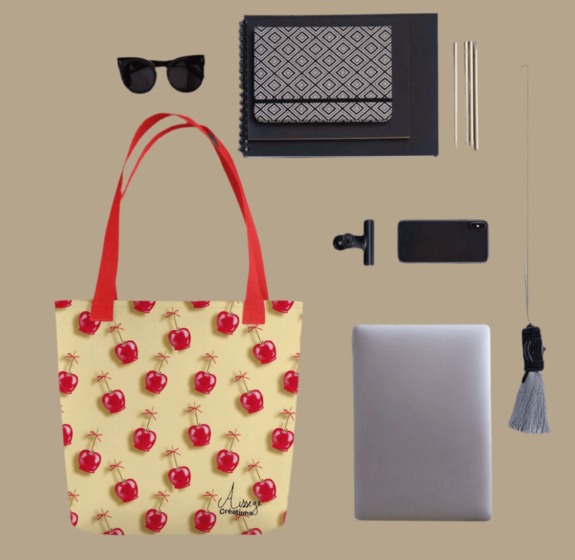 Tote bag "Pommes d'amour"