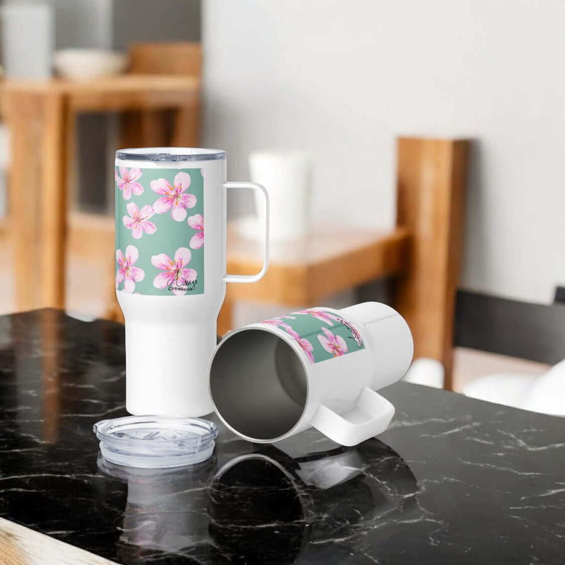 Mug avec anse "Petites Fleurs"