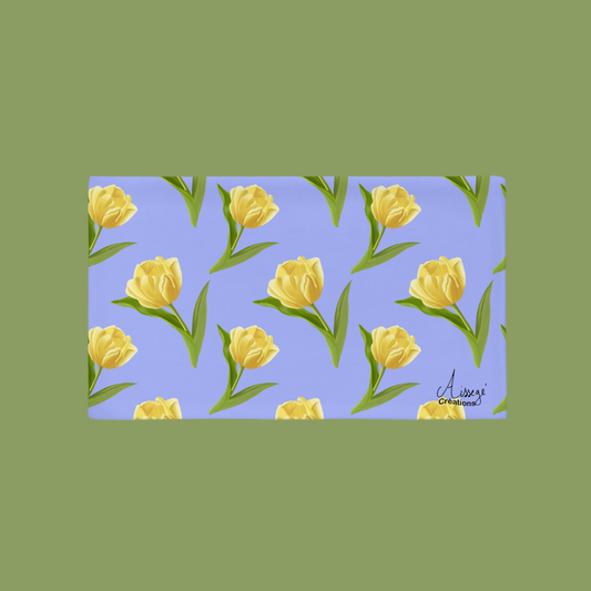 Housse de Coussin "Les tulipes jaunes"