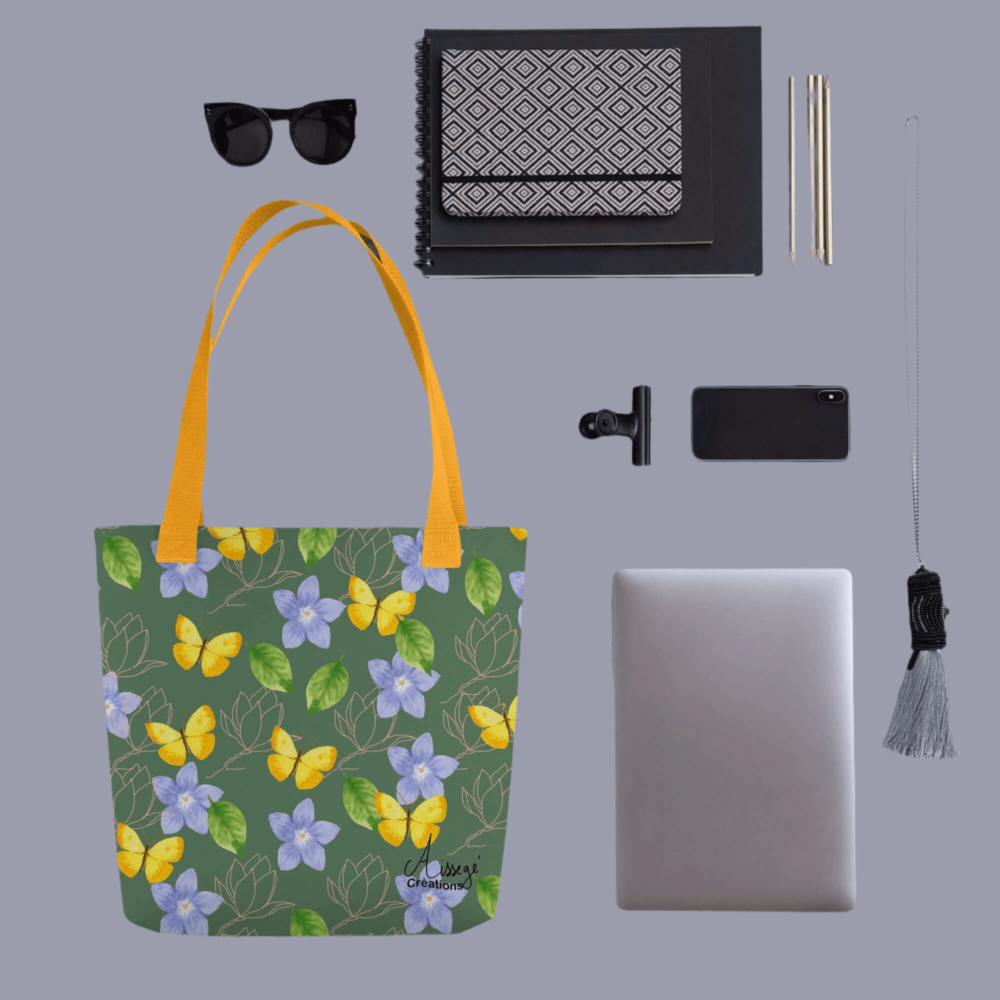 Tote bag "Printemps vert"