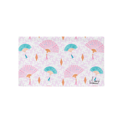 Housse de Coussin "Eventails" - 20″×12″ - Aissegé Créations